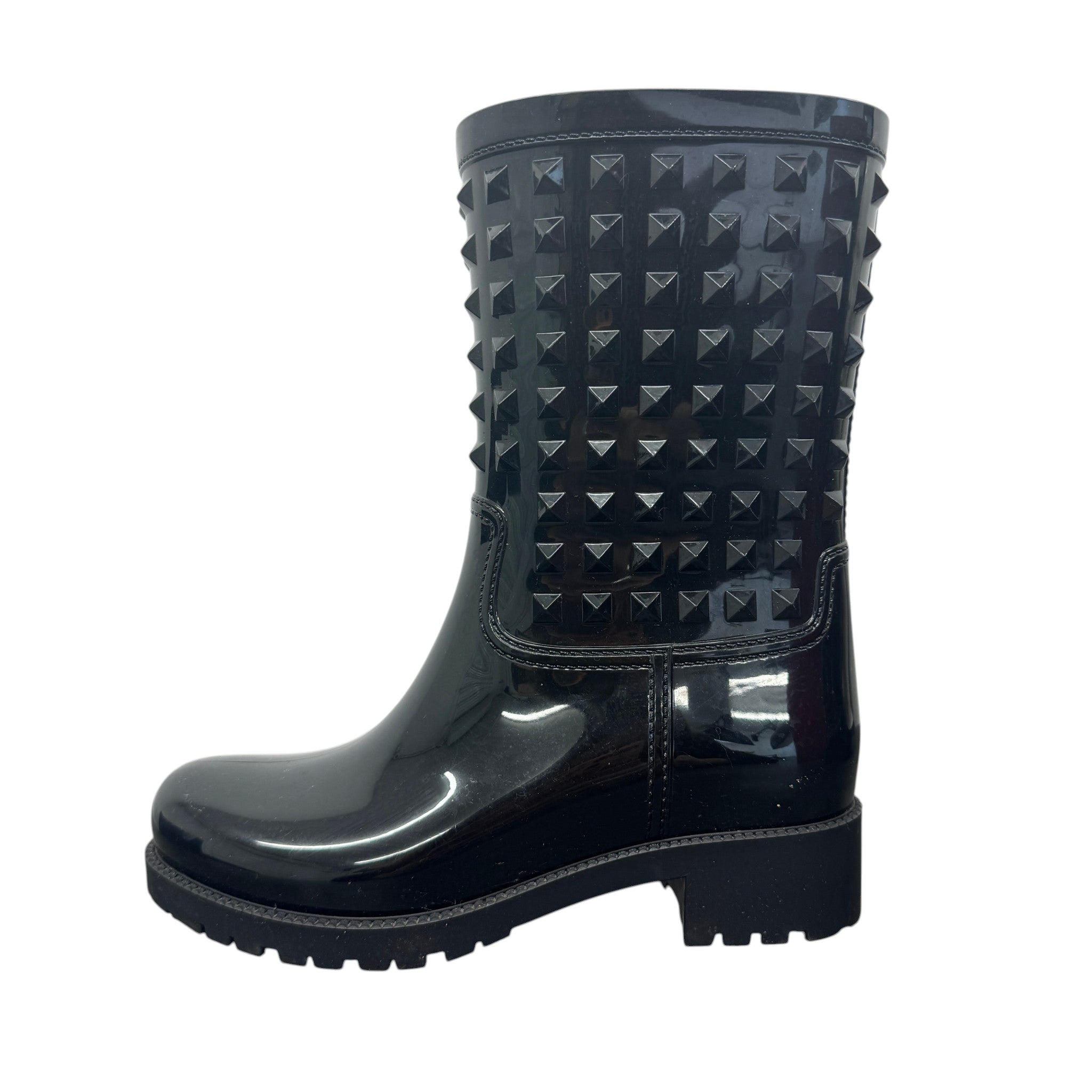 Women's Rockstud Wellies Black Size EU 36 / UK 3