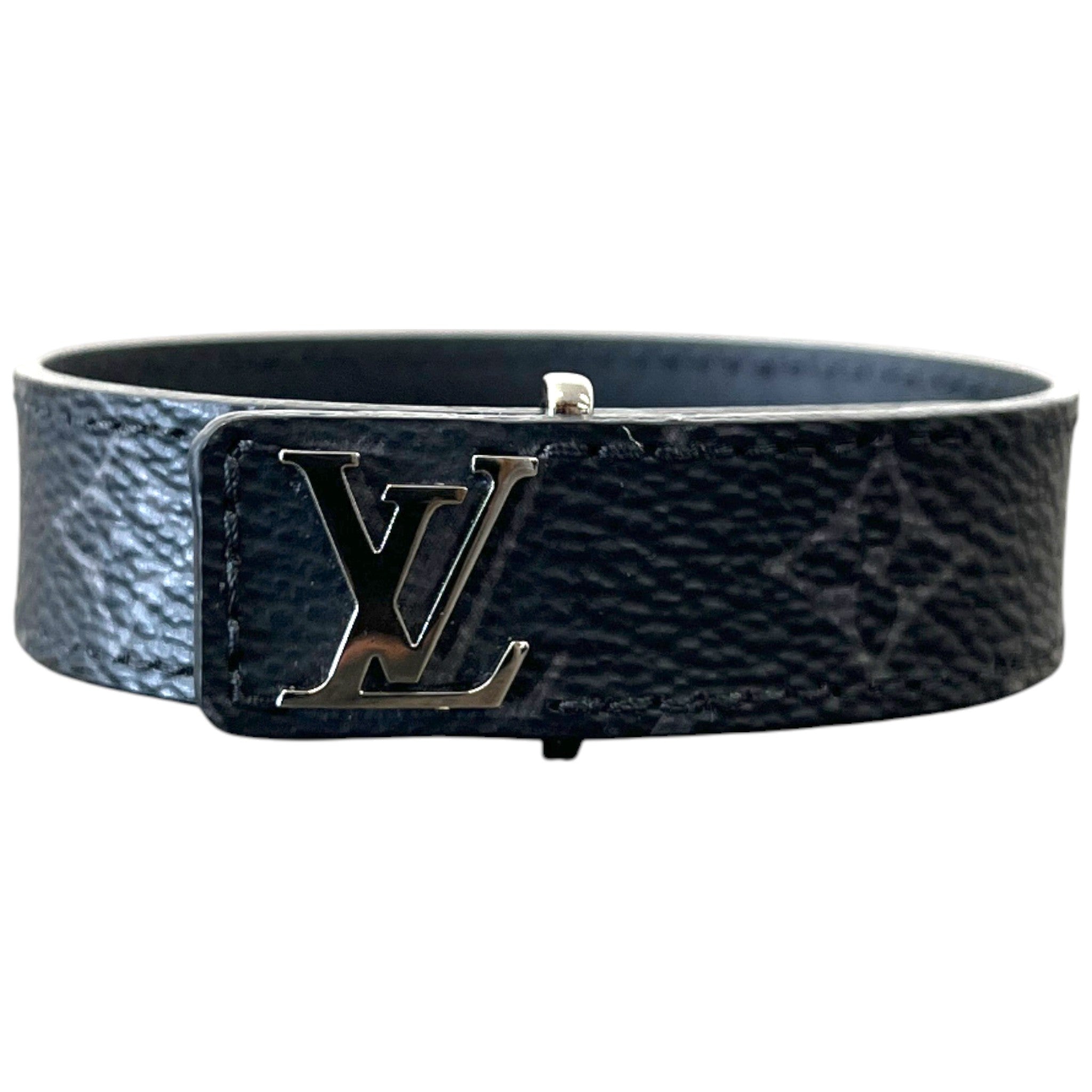 Men's Monogram Eclipse Lv Slim Bracelet Black