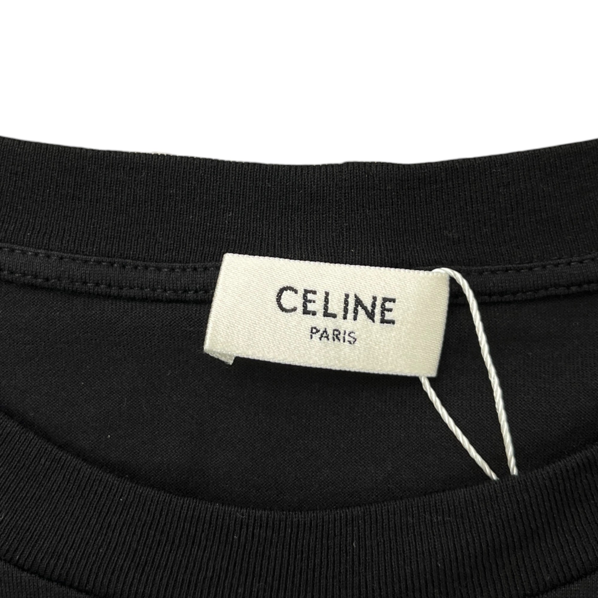 Men's Logo Print T-Shirt Black Size S