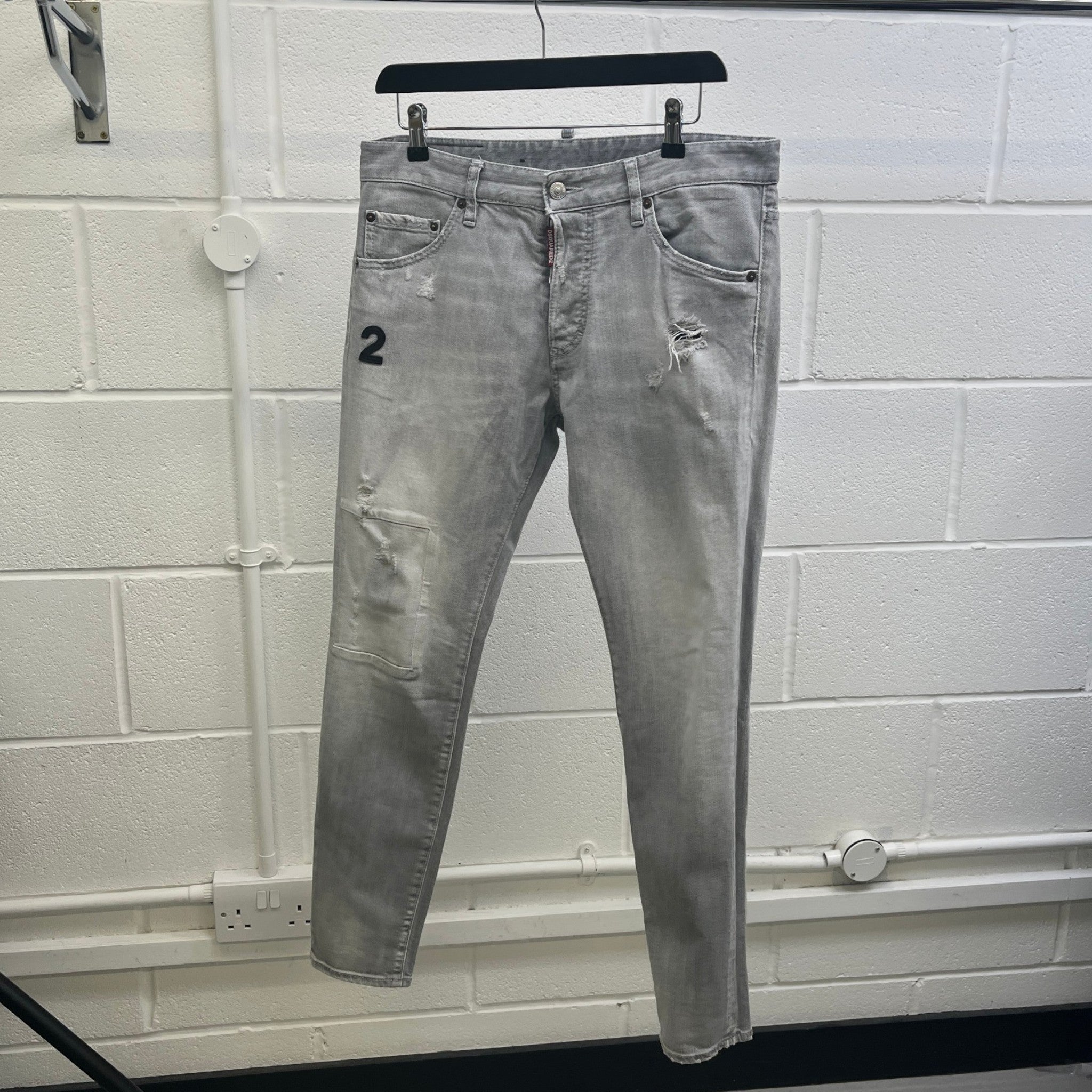 Men's Skinny Dan Jeans Grey Size IT 50 / UK 34