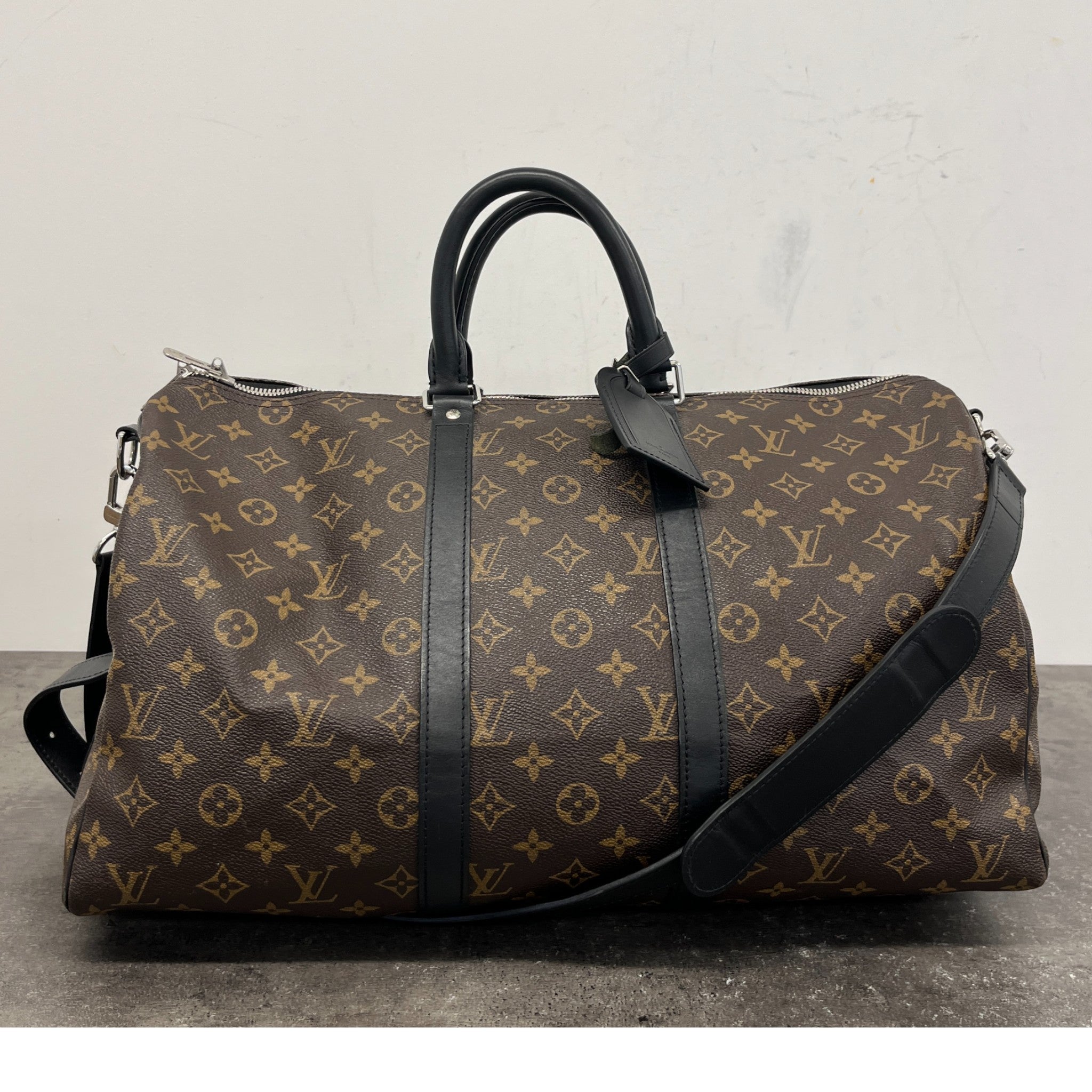 Monogram Keepall Bandoulière 45 Bag Brown
