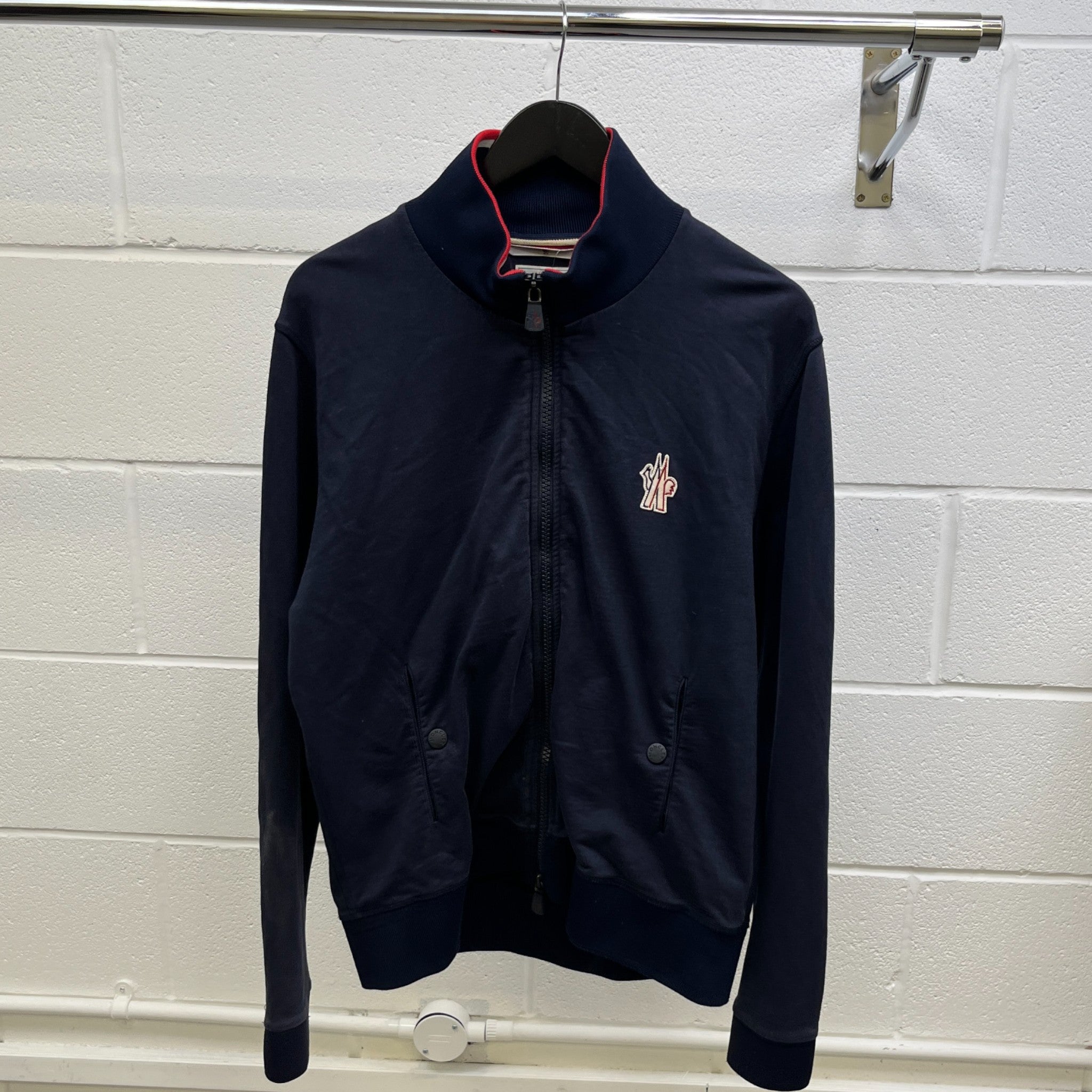 Men's Grenoble Fleece Zip Up Sweatshirt Navy Size XL