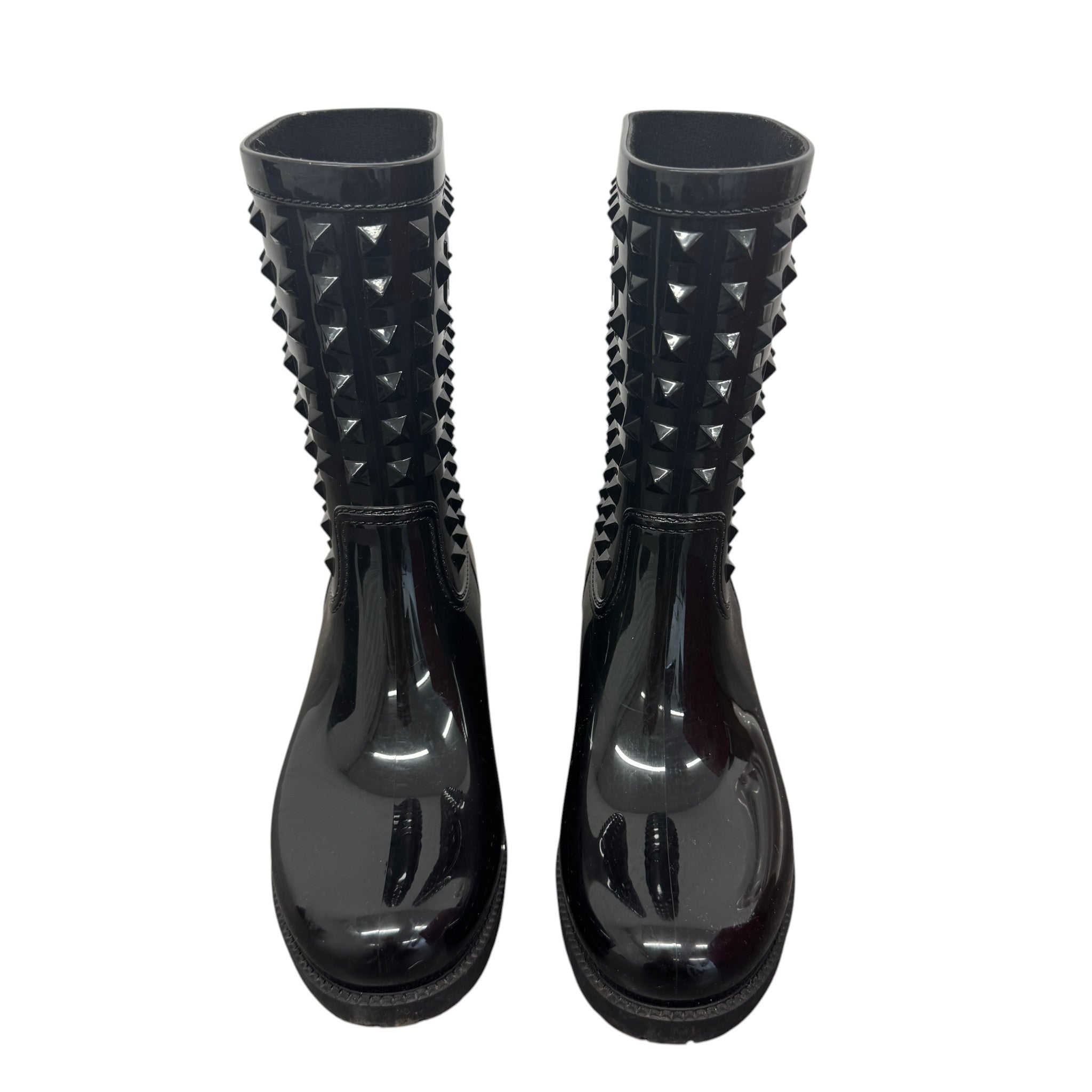 Women's Rockstud Wellies Black Size EU 36 / UK 3