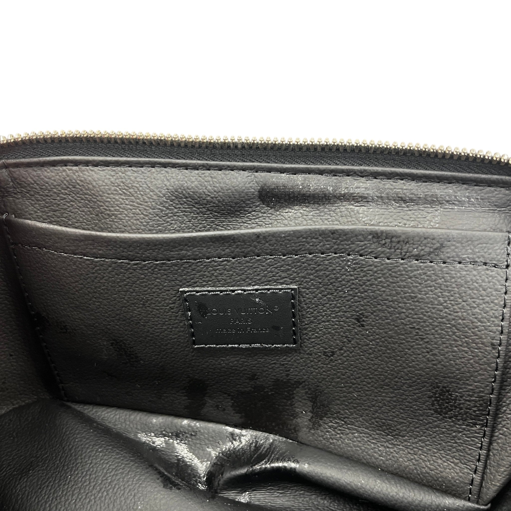 Men's M11508 Monogram Eclipse Toiletry Bag Black