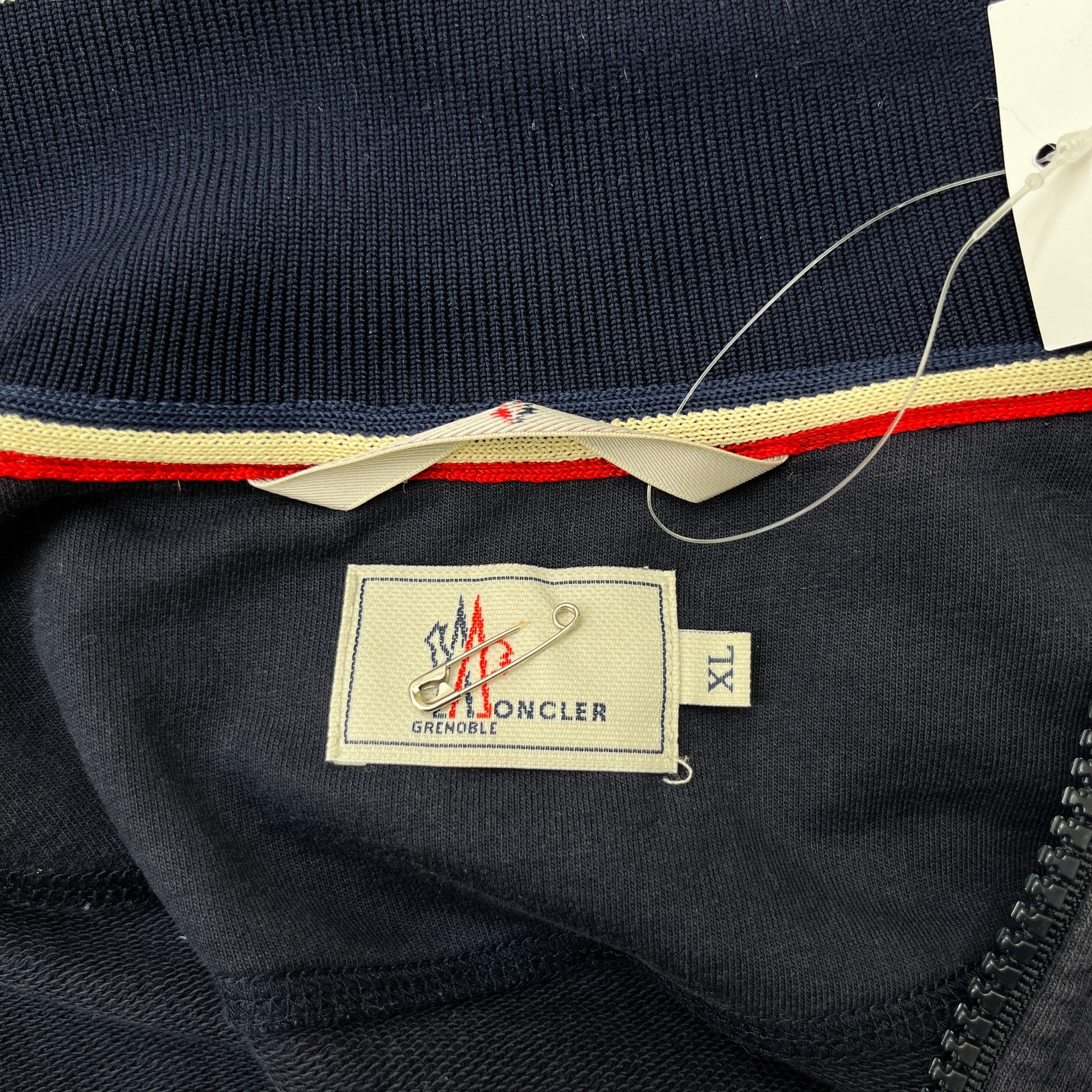 Men's Grenoble Fleece Zip Up Sweatshirt Navy Size XL