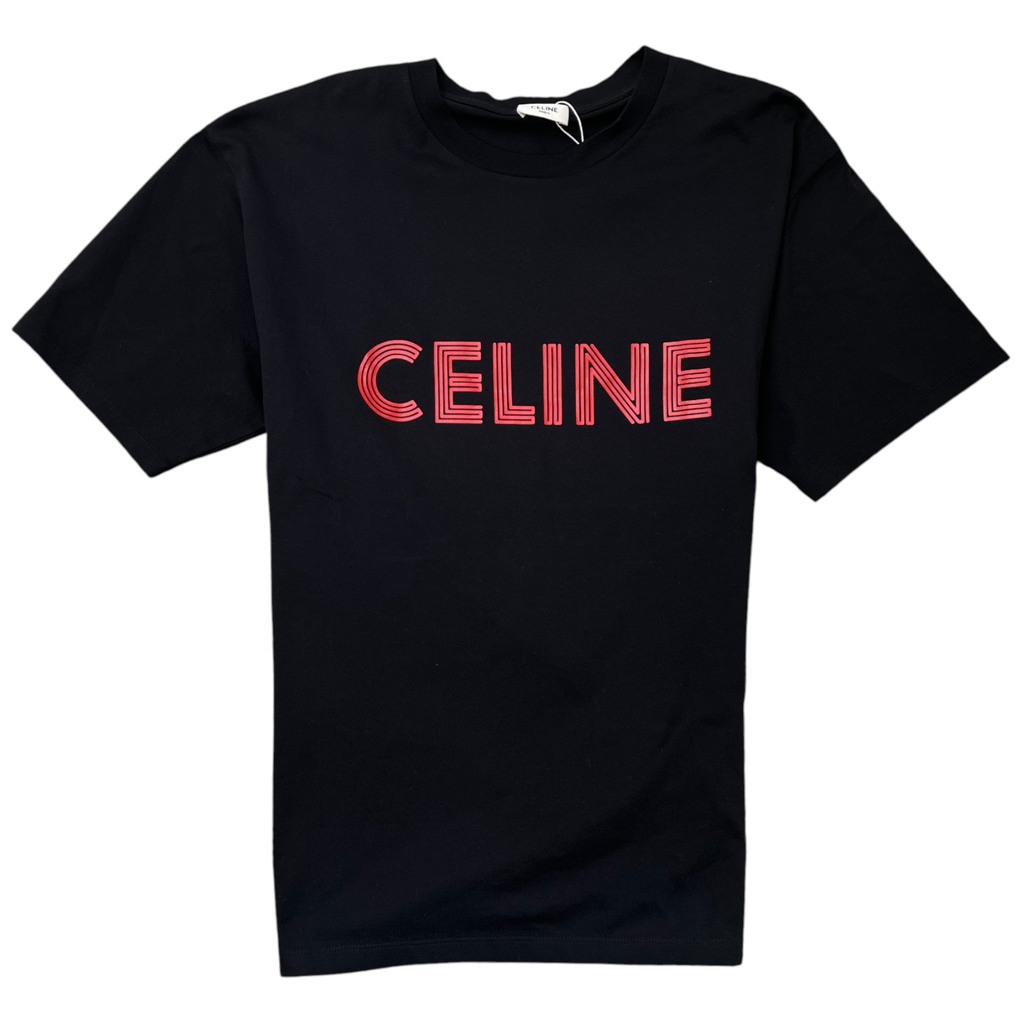 Men's Logo Print T-Shirt Black Size S