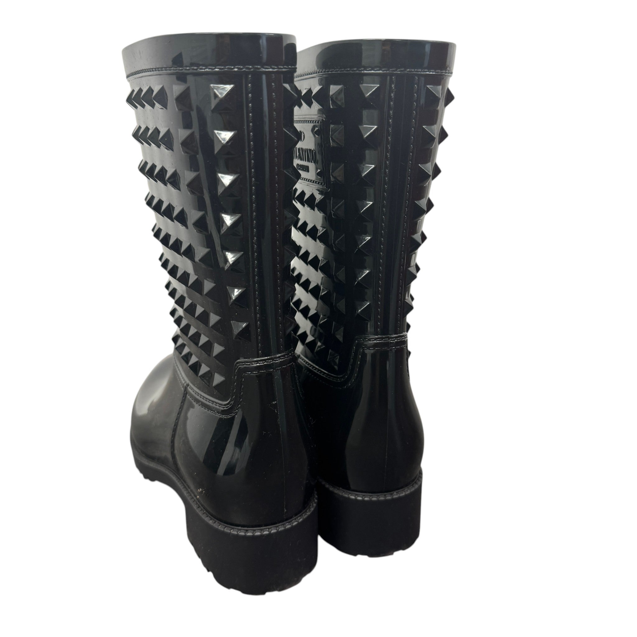 Women's Rockstud Wellies Black Size EU 36 / UK 3