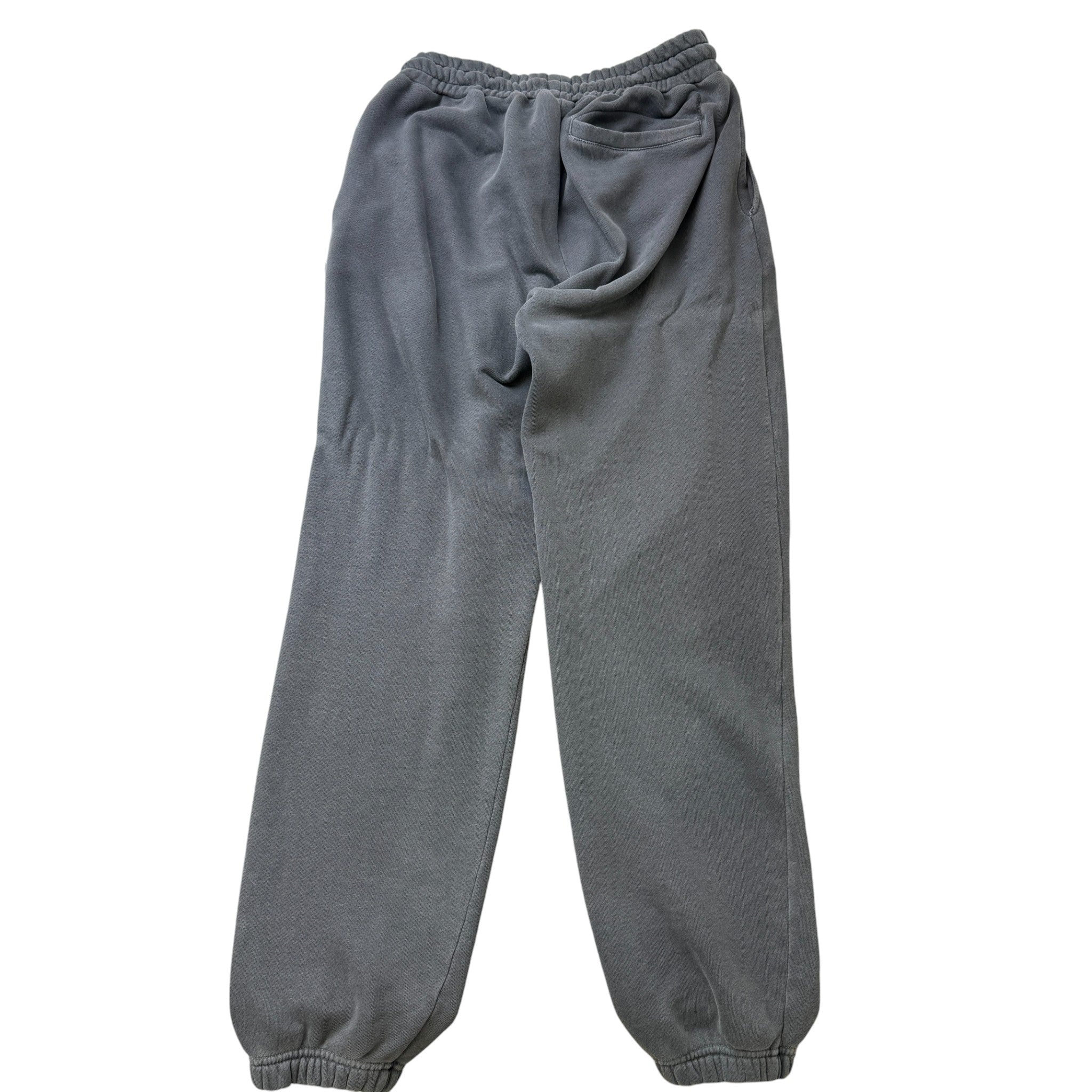 Men's Curved Logo Joggers Grey Size XL