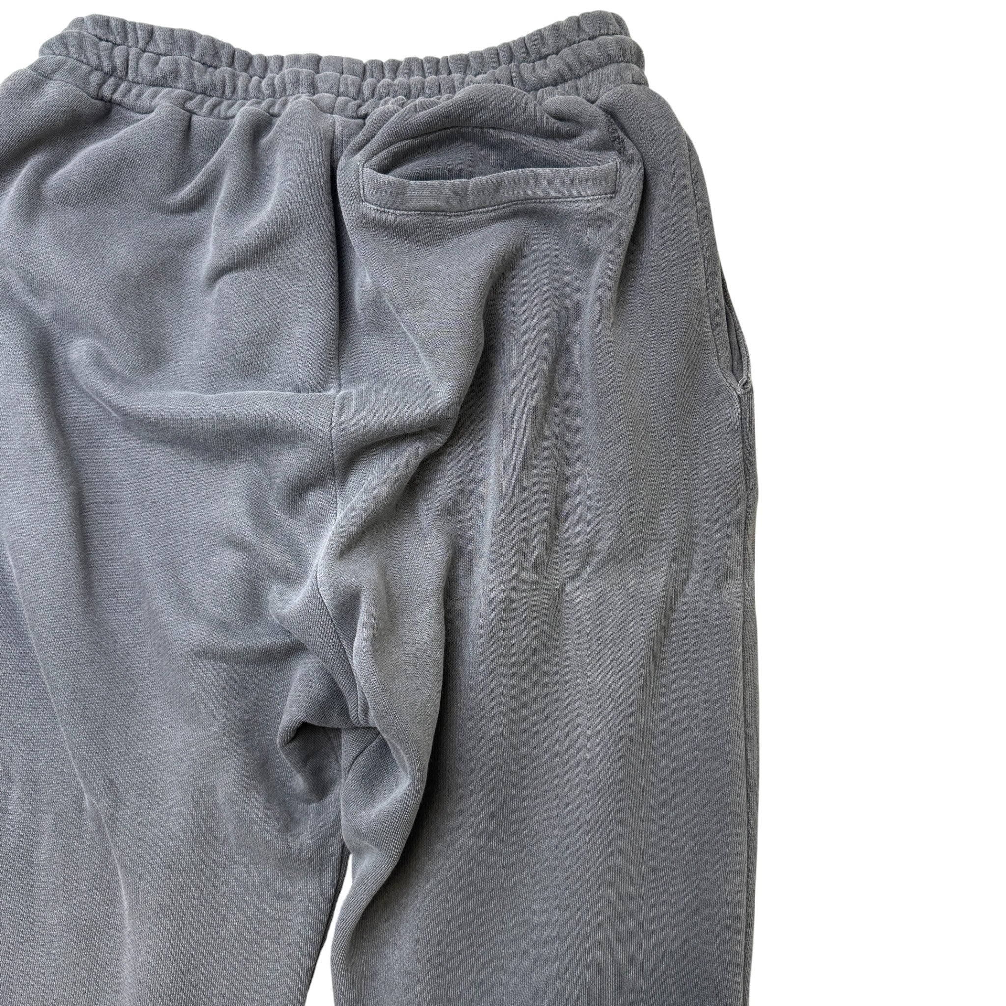 Men's Curved Logo Joggers Grey Size XL