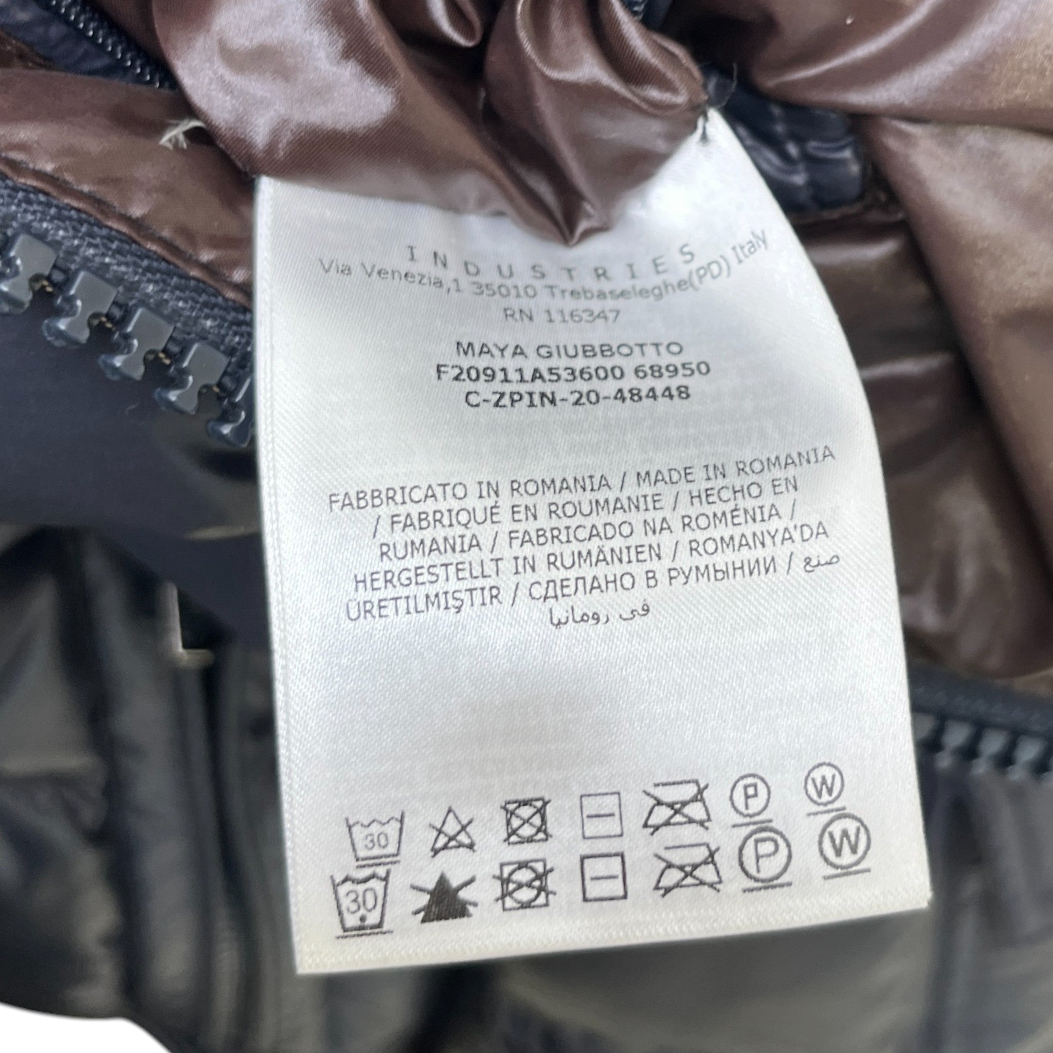 Men's Maya Down Jacket Navy Size 4 / XL