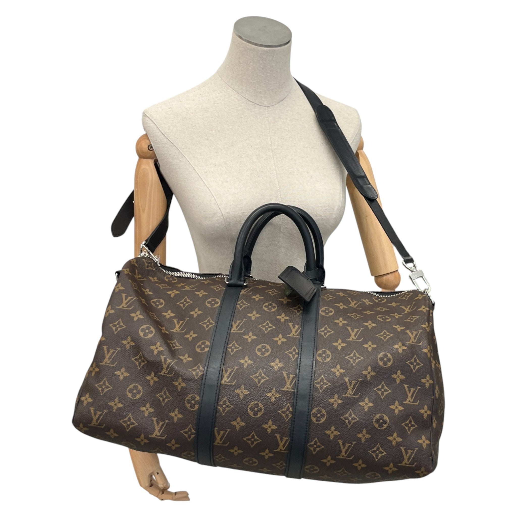 Monogram Keepall Bandoulière 45 Bag Brown