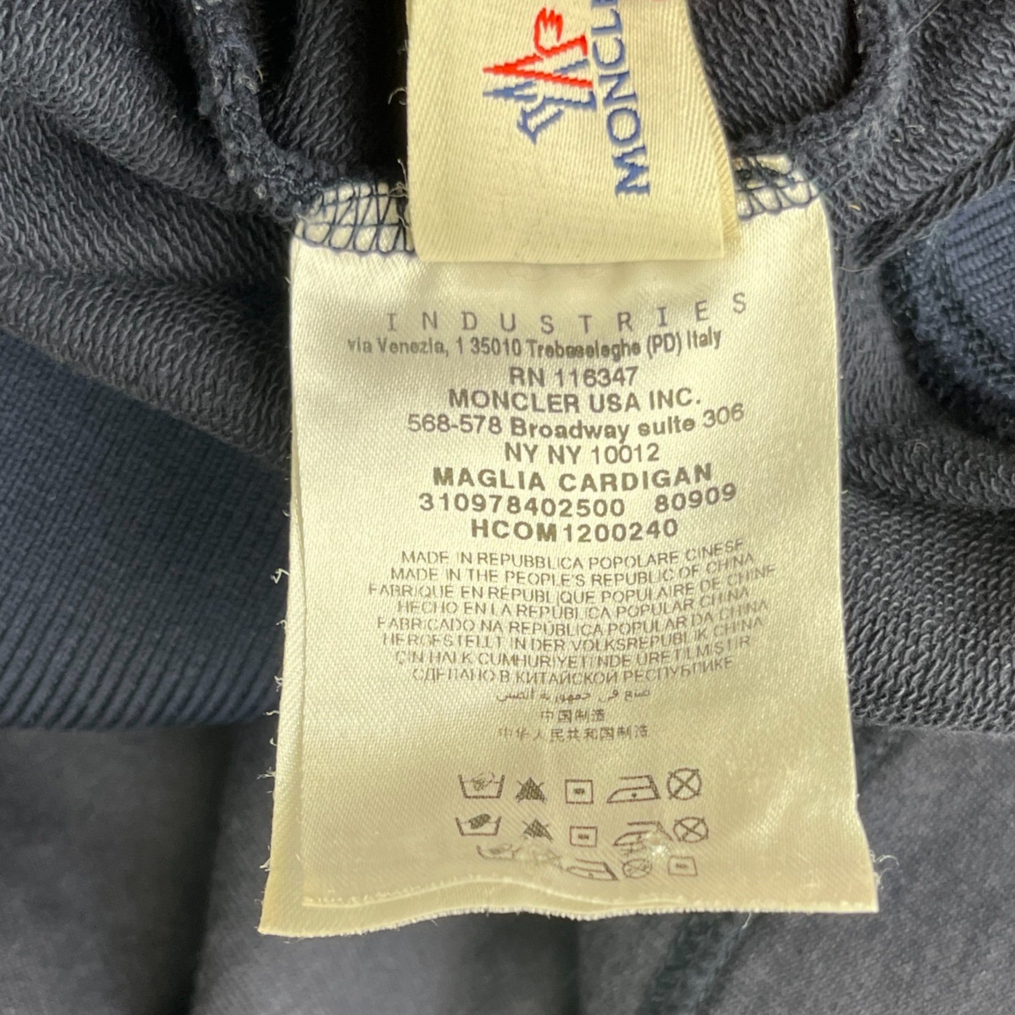 Men's Grenoble Fleece Zip Up Sweatshirt Navy Size XL