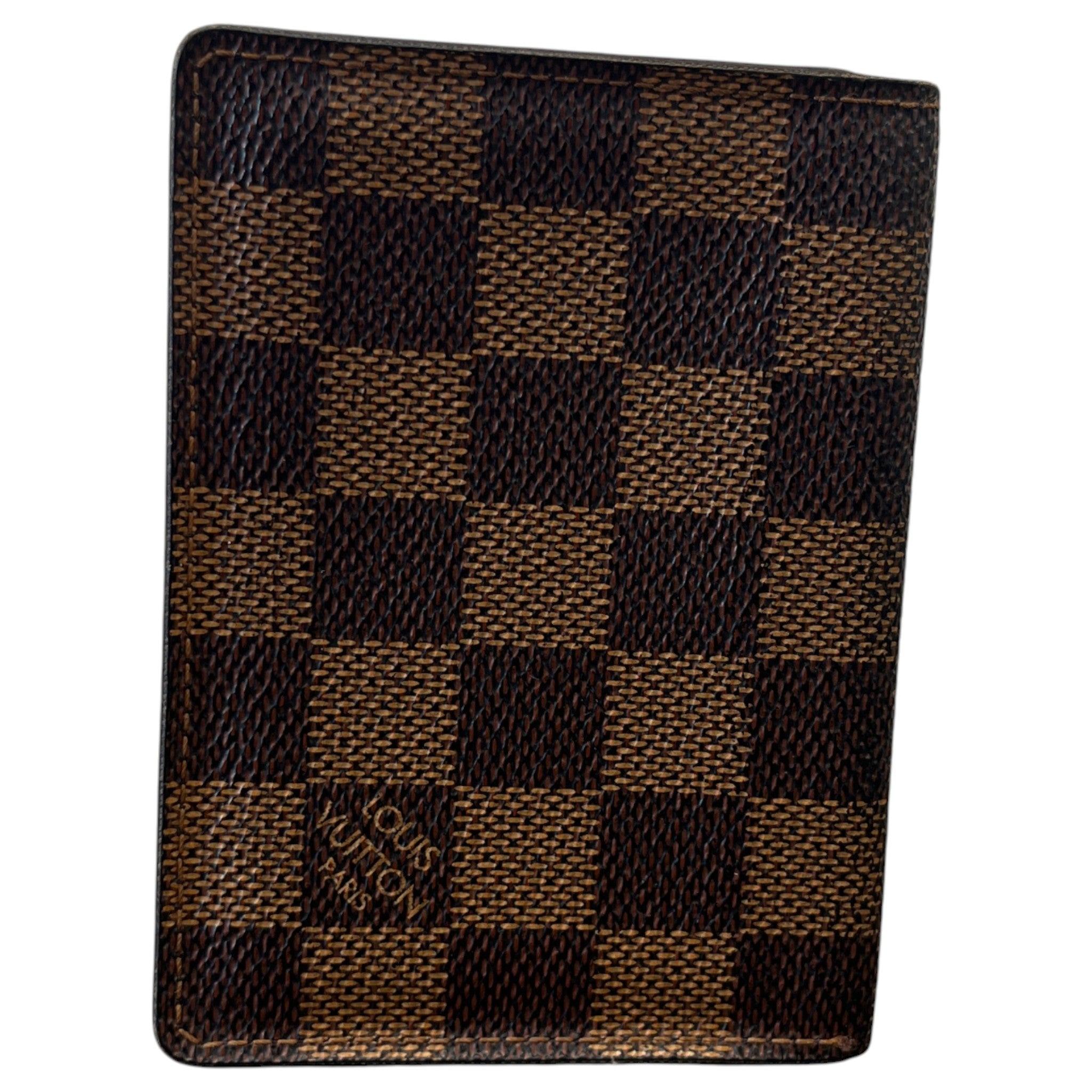 Men's Damier Ebene Case Card Holder Brown