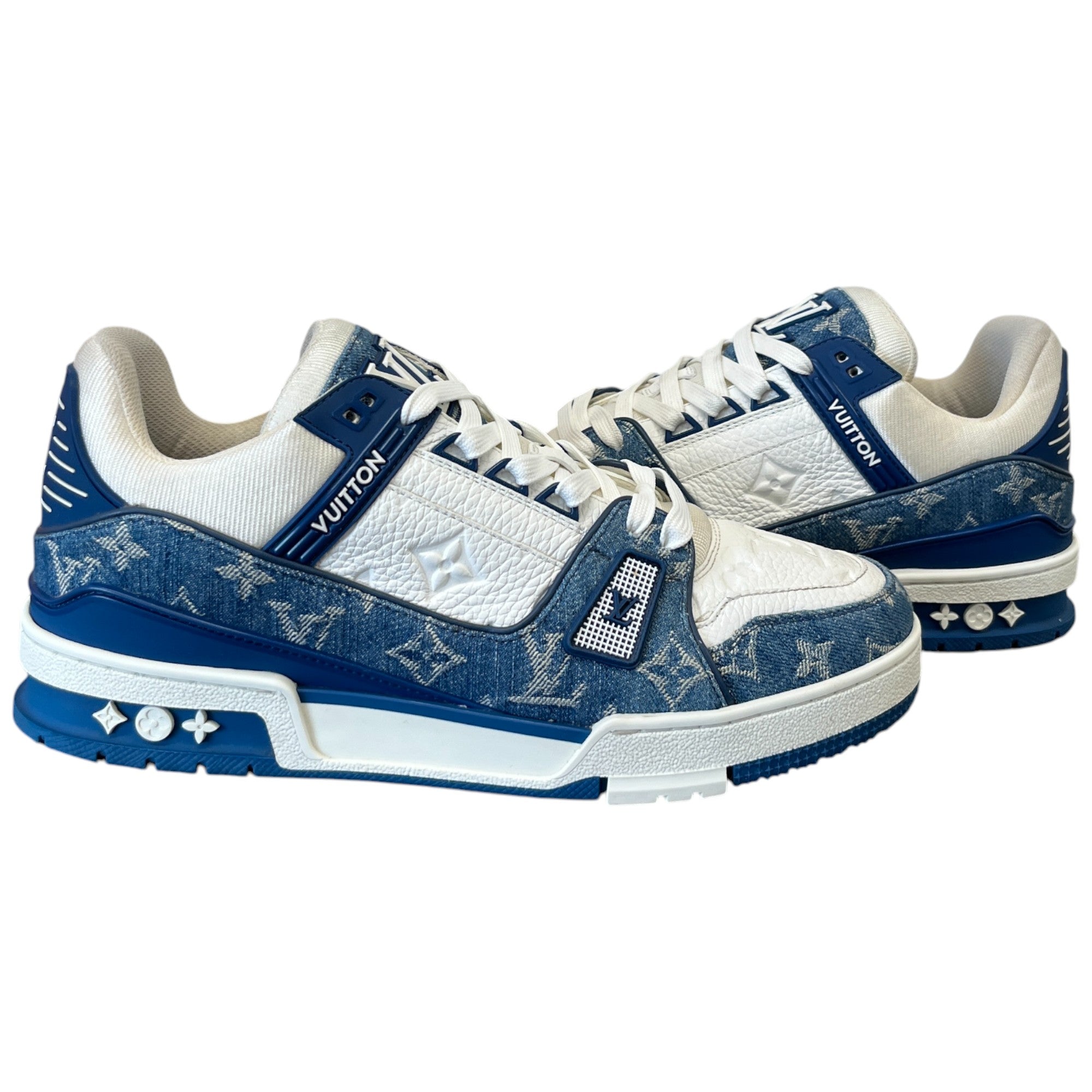 Men's Lv Trainer Low Trainers Blue Size EU 41 / UK 7