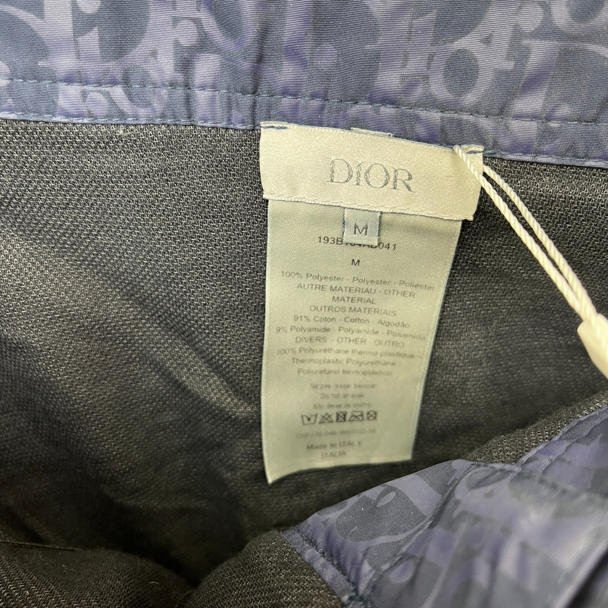 Men's Oblique Swim Shorts Navy Size M