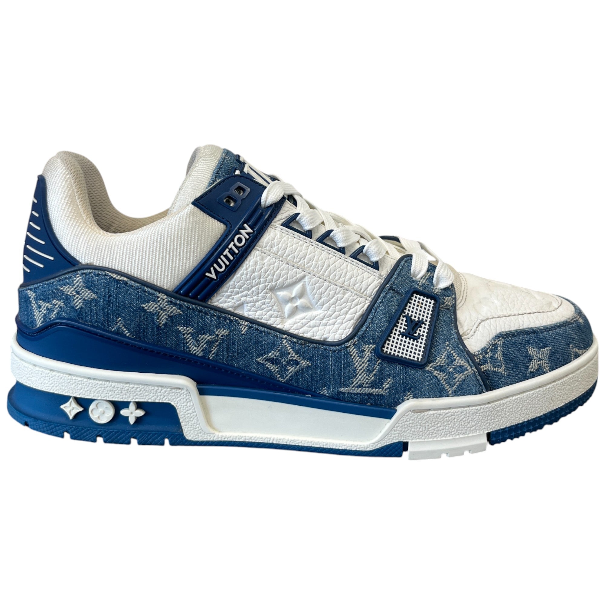 Men's Lv Trainer Low Trainers Blue Size EU 41 / UK 7