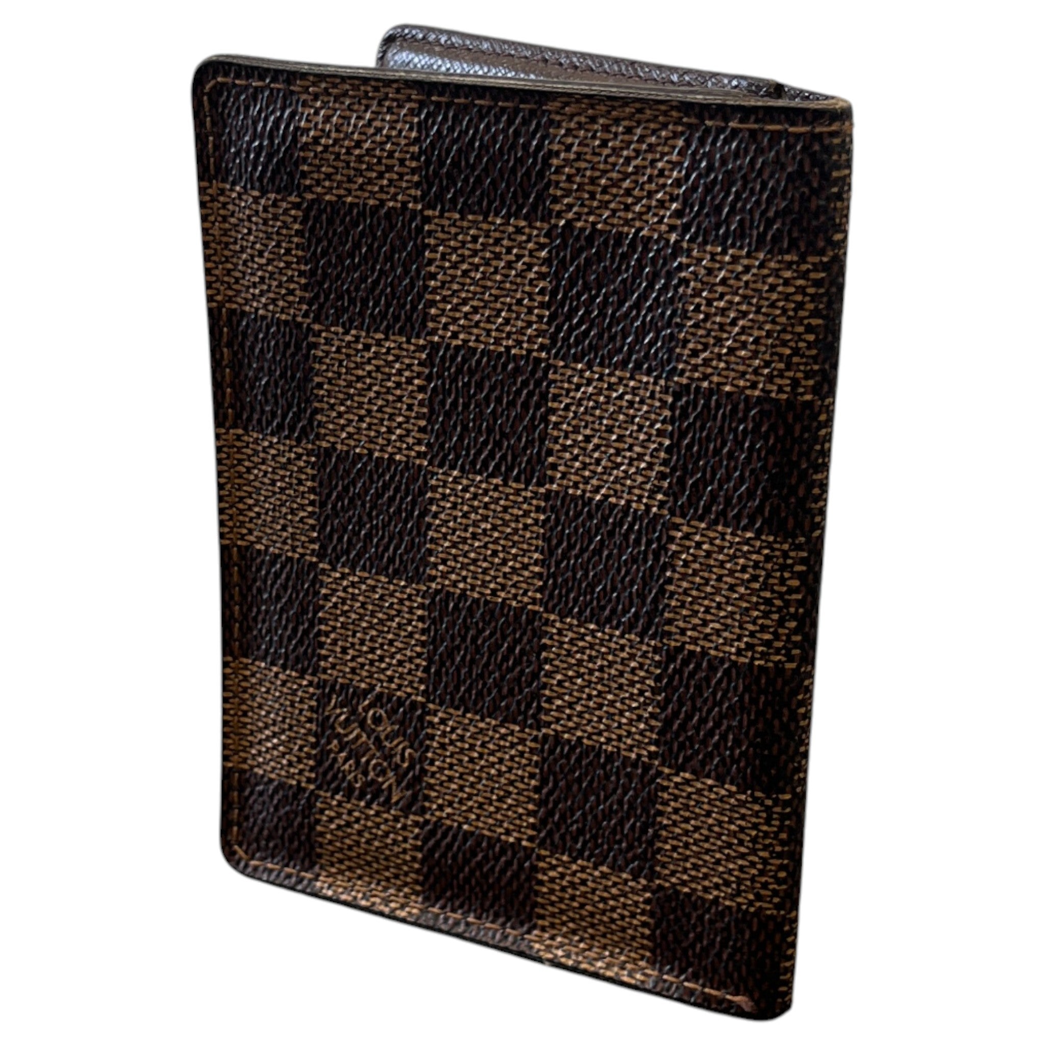 Men's Damier Ebene Case Card Holder Brown