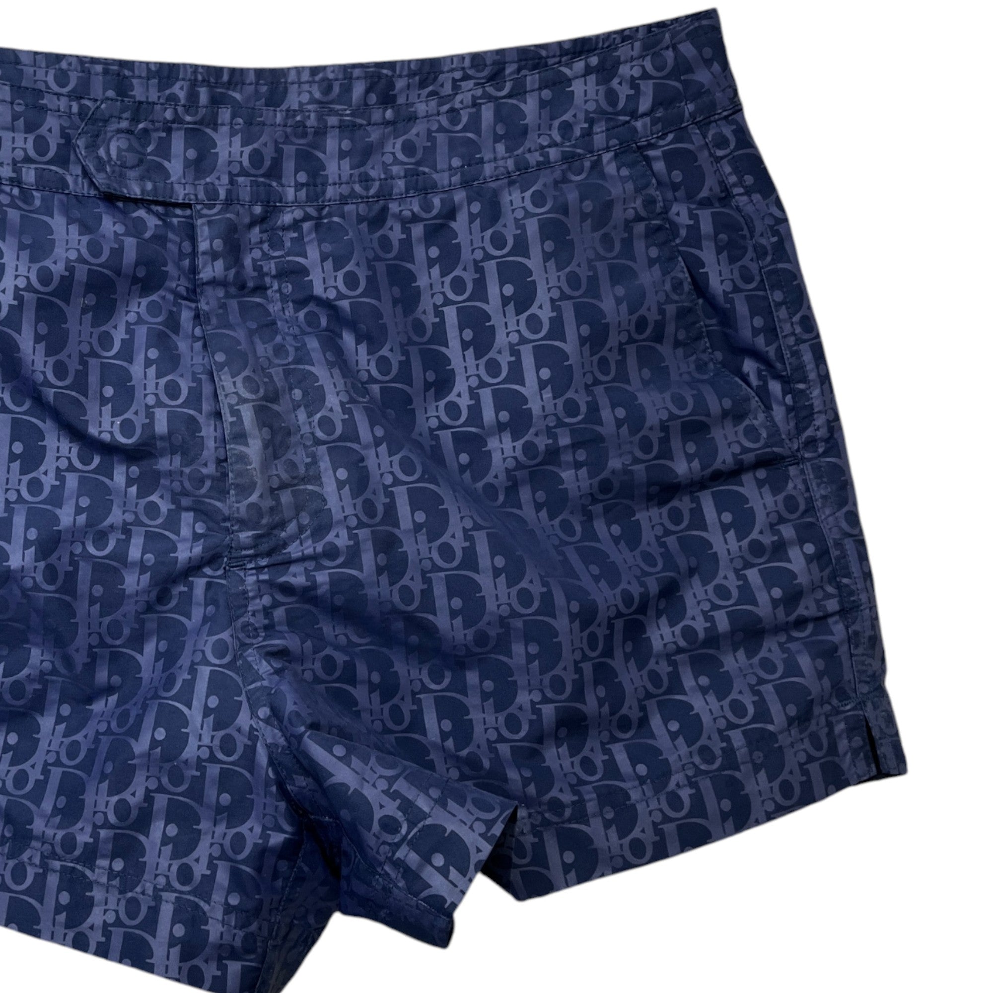 Men's Oblique Swim Shorts Navy Size M