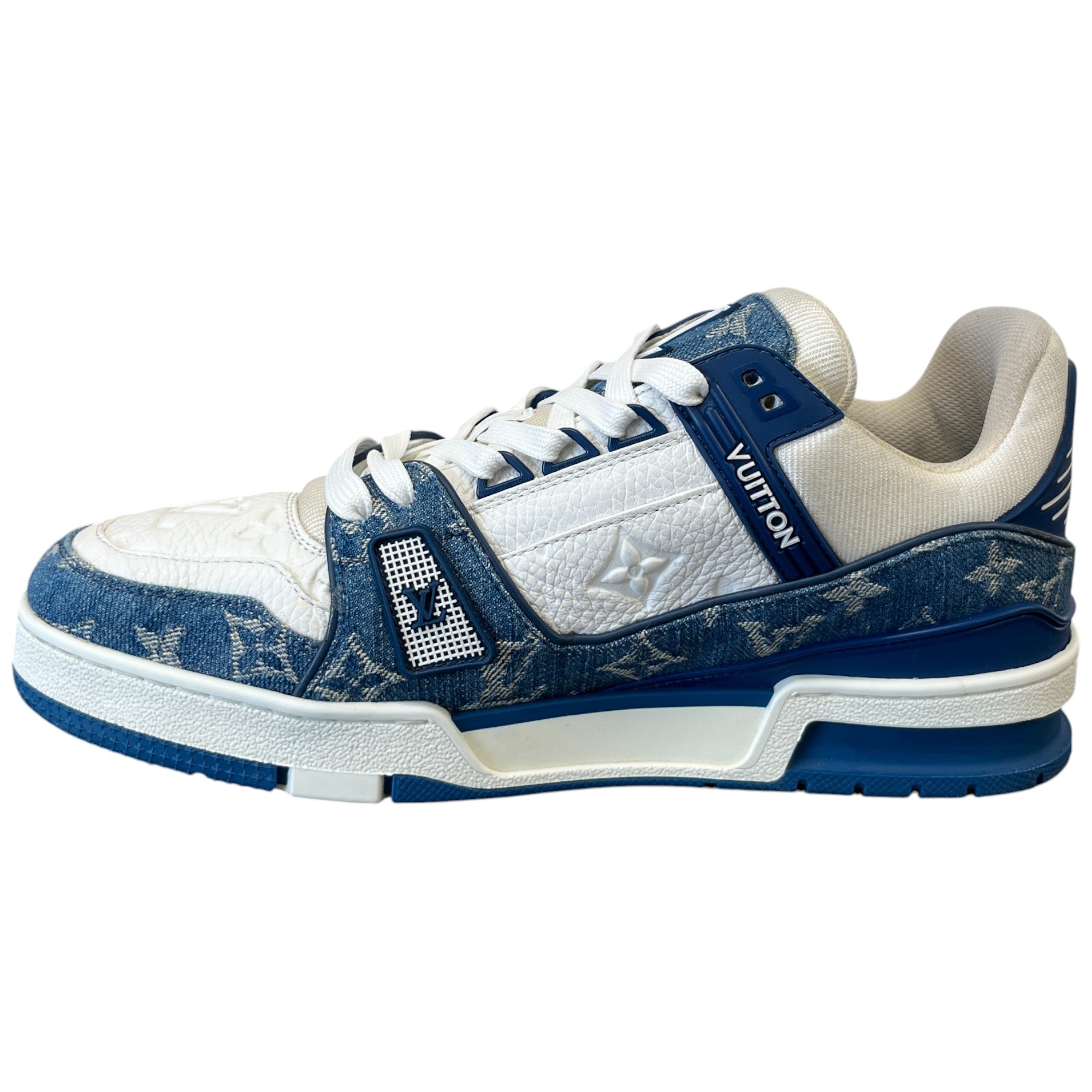 Men's Lv Trainer Low Trainers Blue Size EU 41 / UK 7