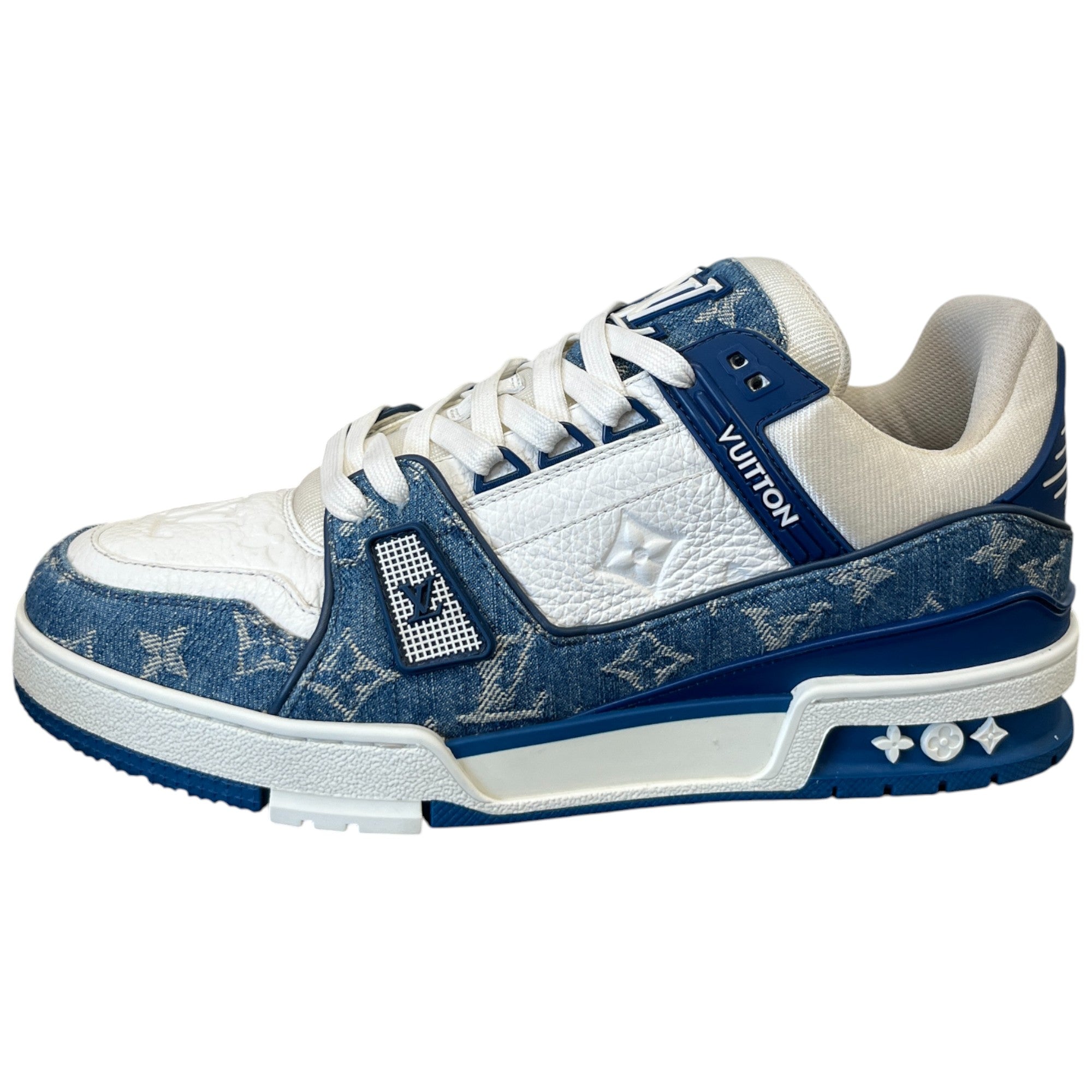 Men's Lv Trainer Low Trainers Blue Size EU 41 / UK 7