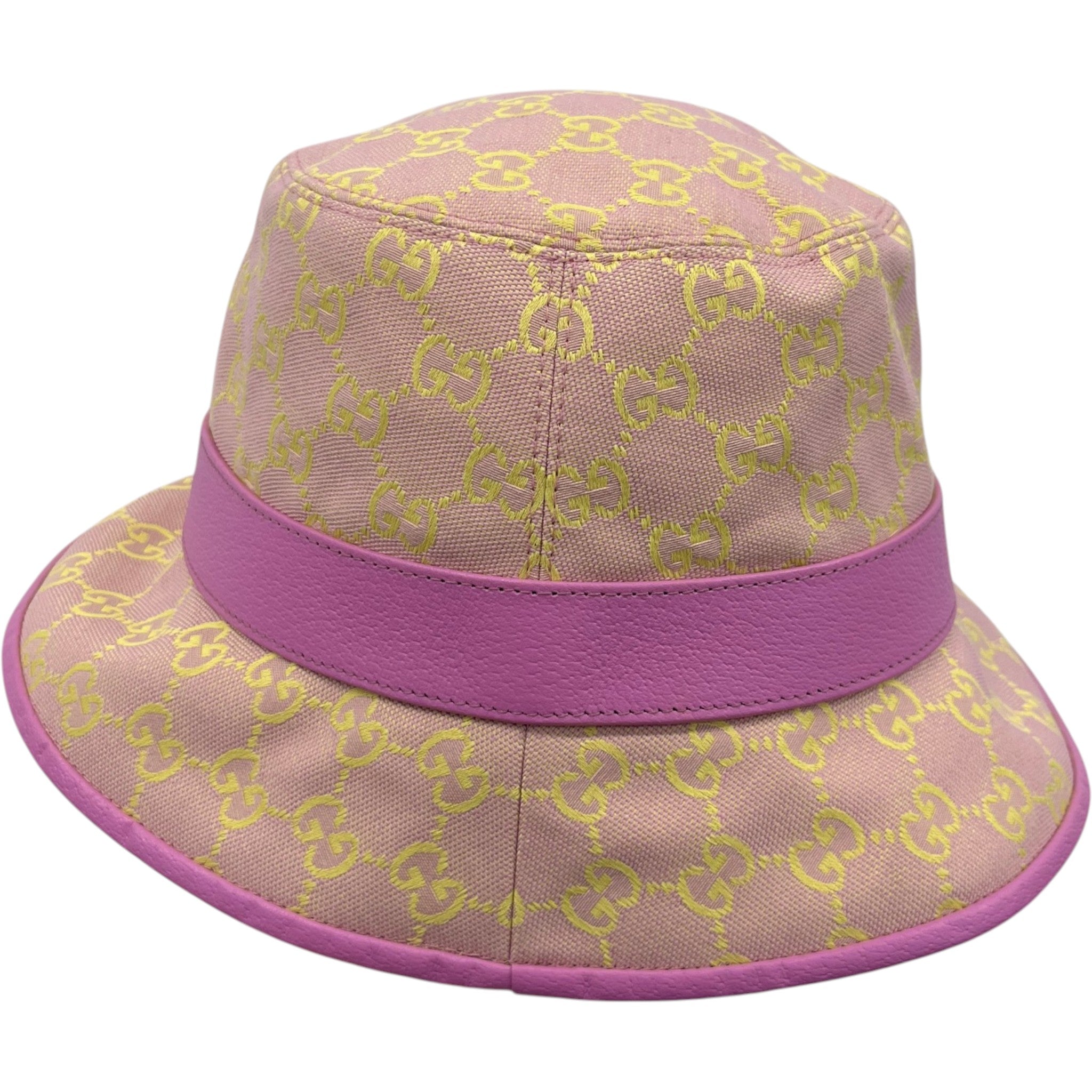 Women's Gg Canvas Bucket Hat Purple Size L