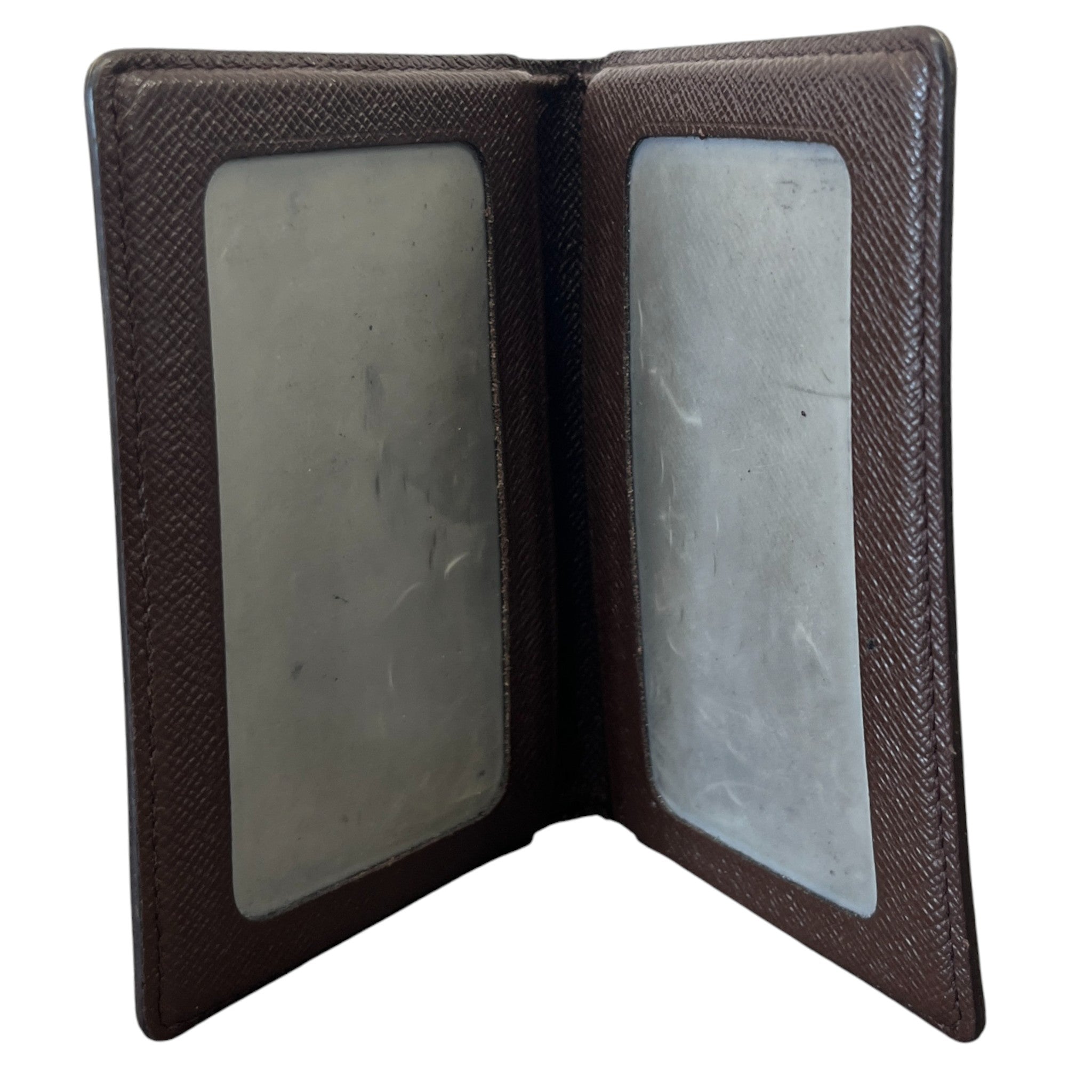 Men's Damier Ebene Case Card Holder Brown