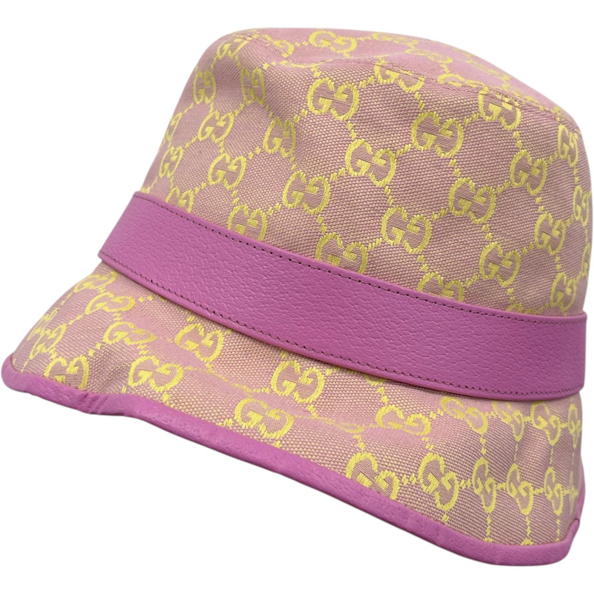 Women's Gg Canvas Bucket Hat Purple Size L