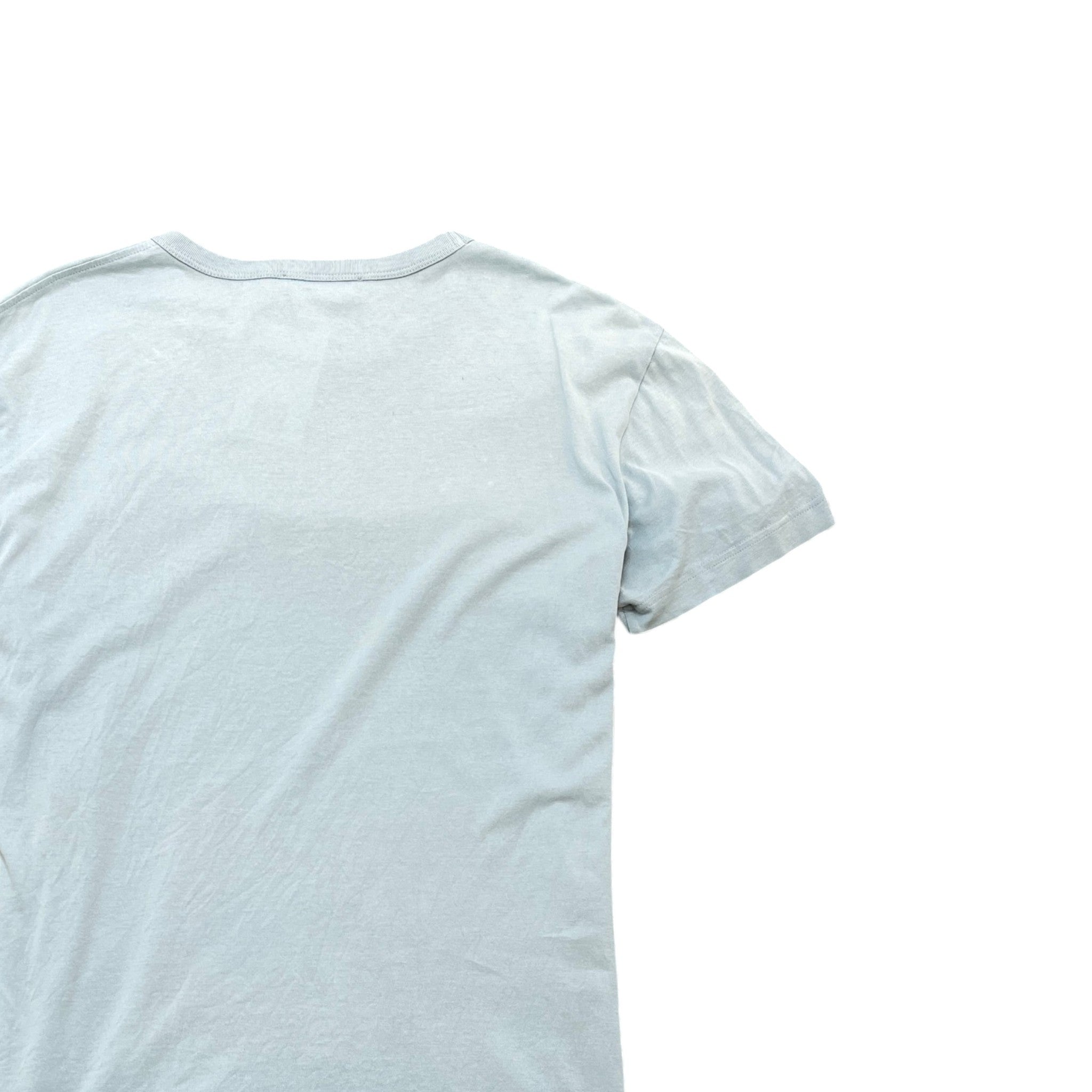 Men's Plaque Logo T-Shirt Blue Size IT 48 / UK M