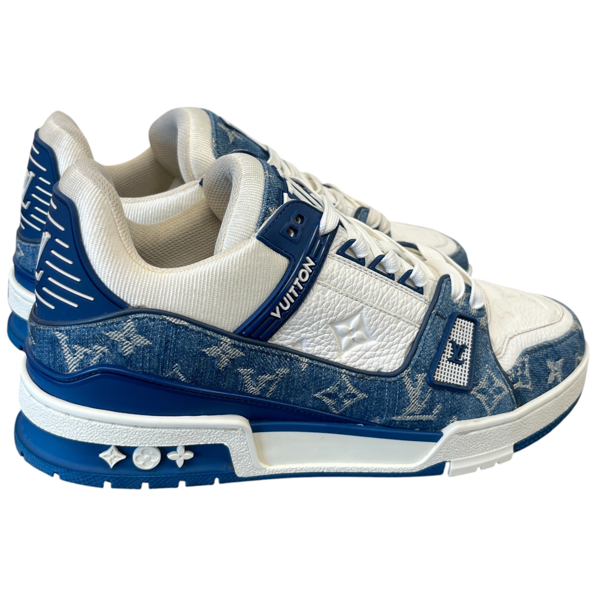 Men's Lv Trainer Low Trainers Blue Size EU 41 / UK 7