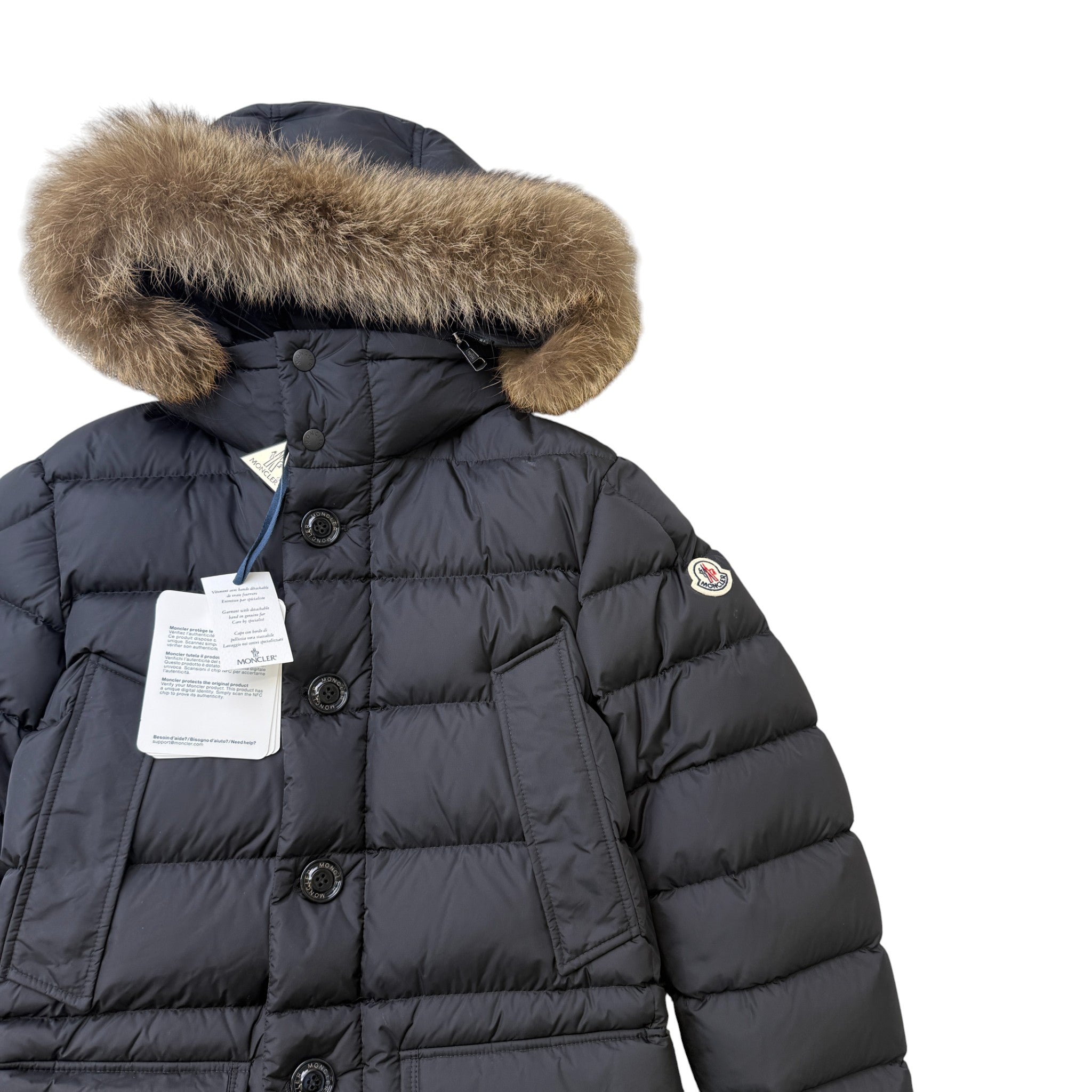 Men's Cluny Down Jacket Black Size 1 / S