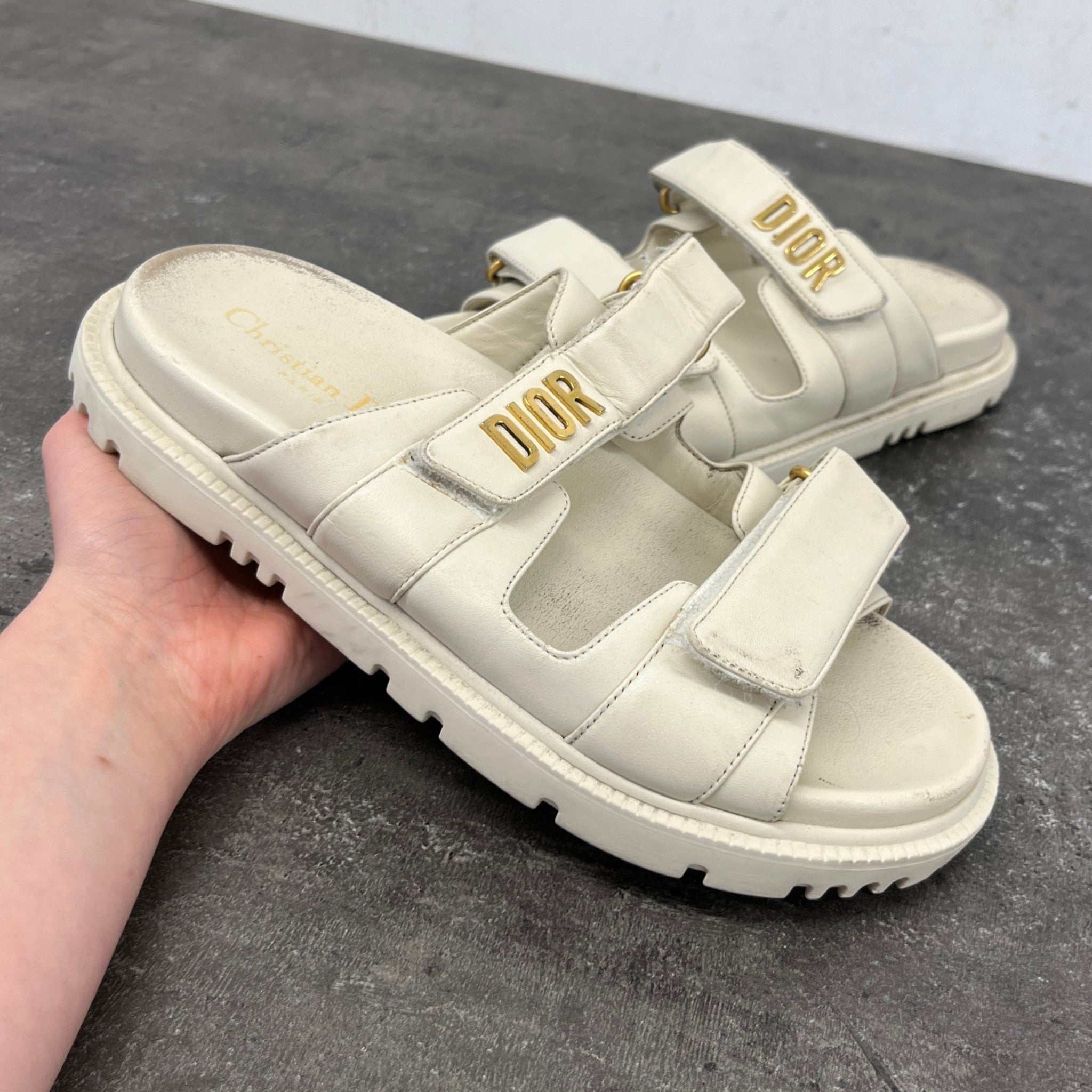 Women's Dioract Low Trainers Beige Size EU 38 / UK 5