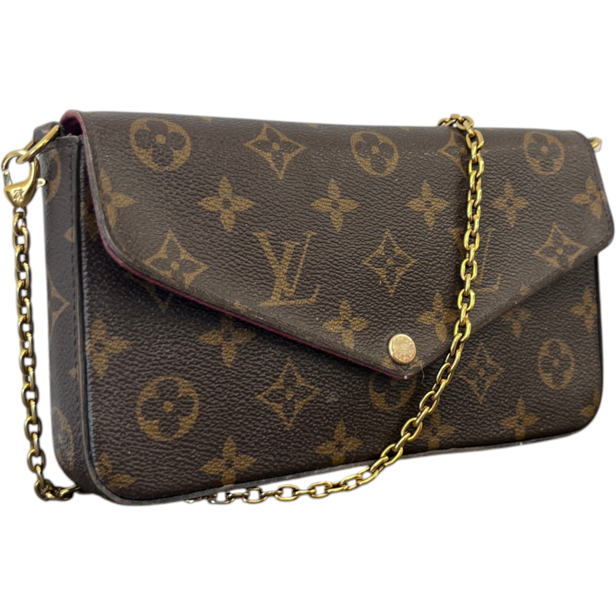 Women's Monogram Félicie Pochette Bag Brown