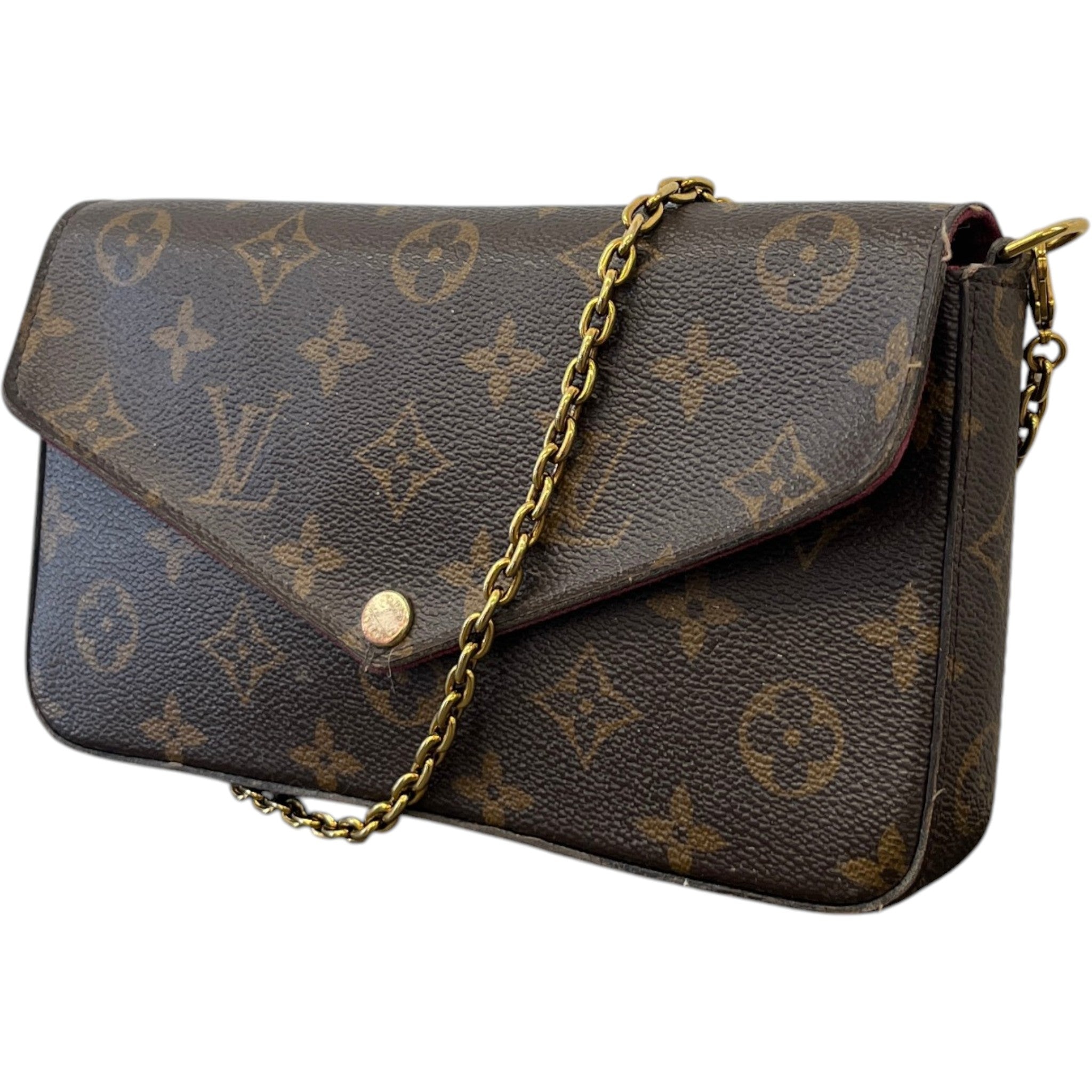 Women's Monogram Félicie Pochette Bag Brown