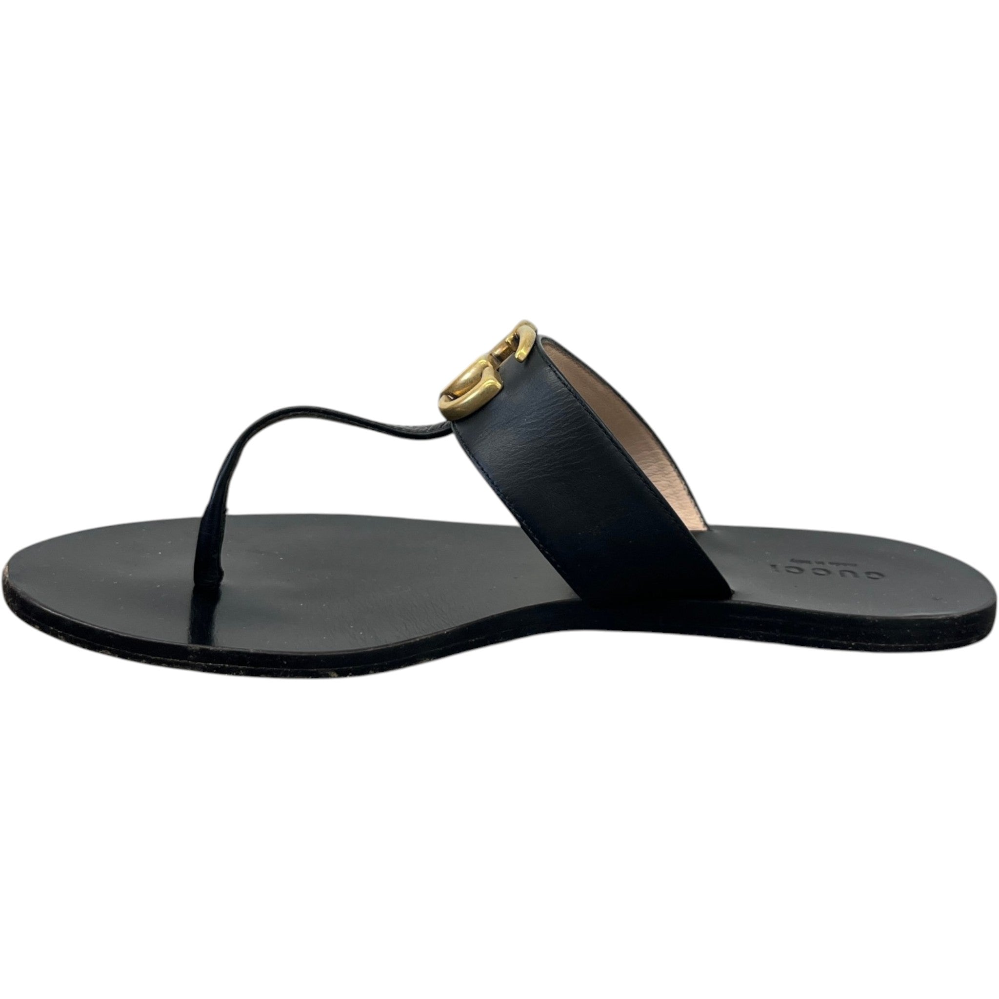 Women's Gg Marmont Sandals Black Size EU 38 / UK 5