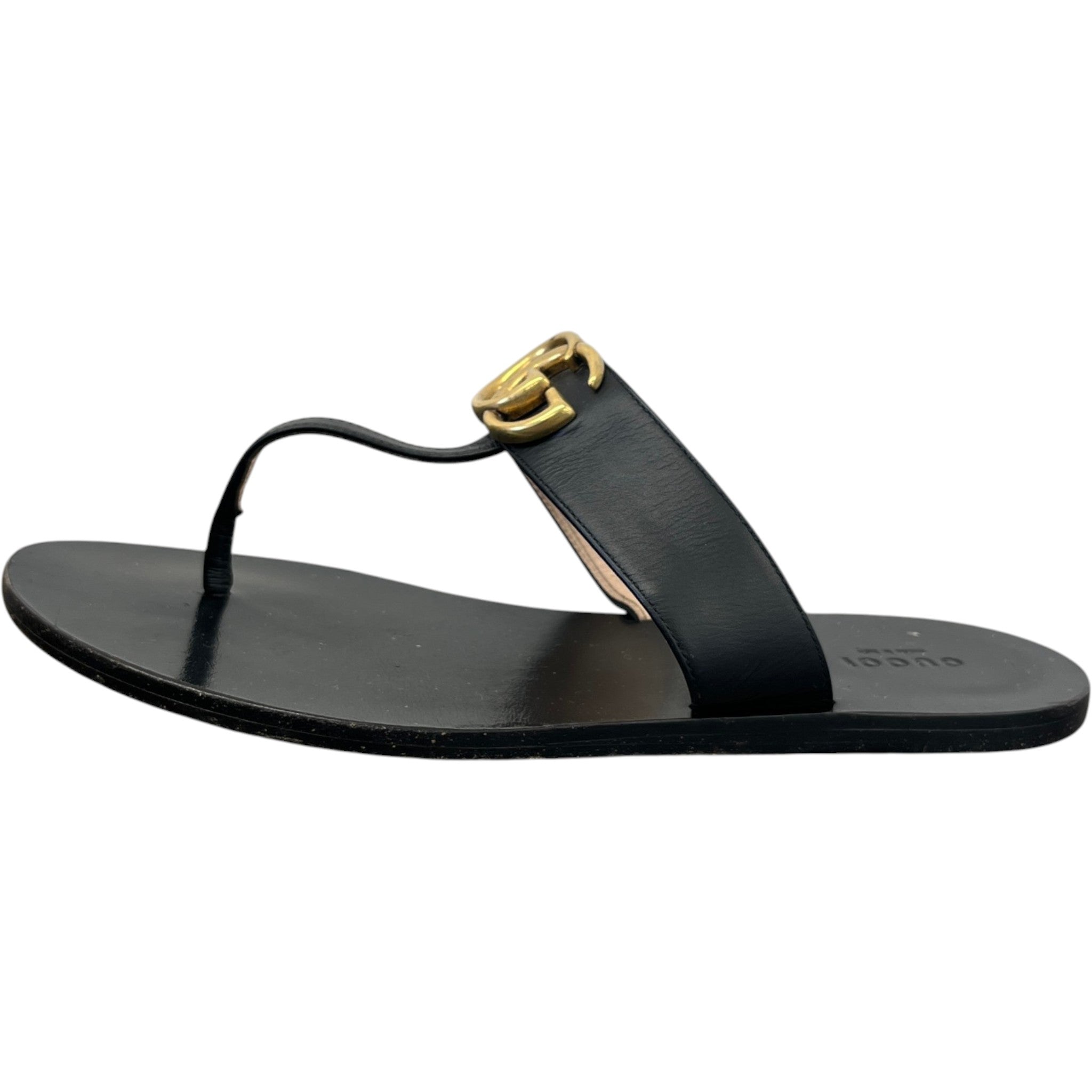 Women's Gg Marmont Sandals Black Size EU 38 / UK 5