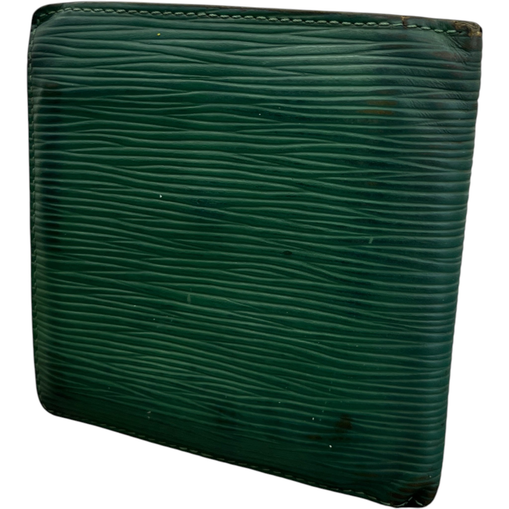 Men's Epi Leather Multiple Wallet Wallet Green
