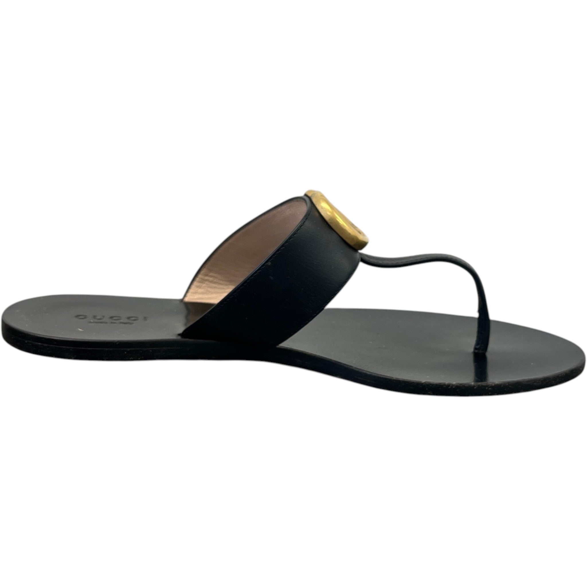 Women's Gg Marmont Sandals Black Size EU 38 / UK 5