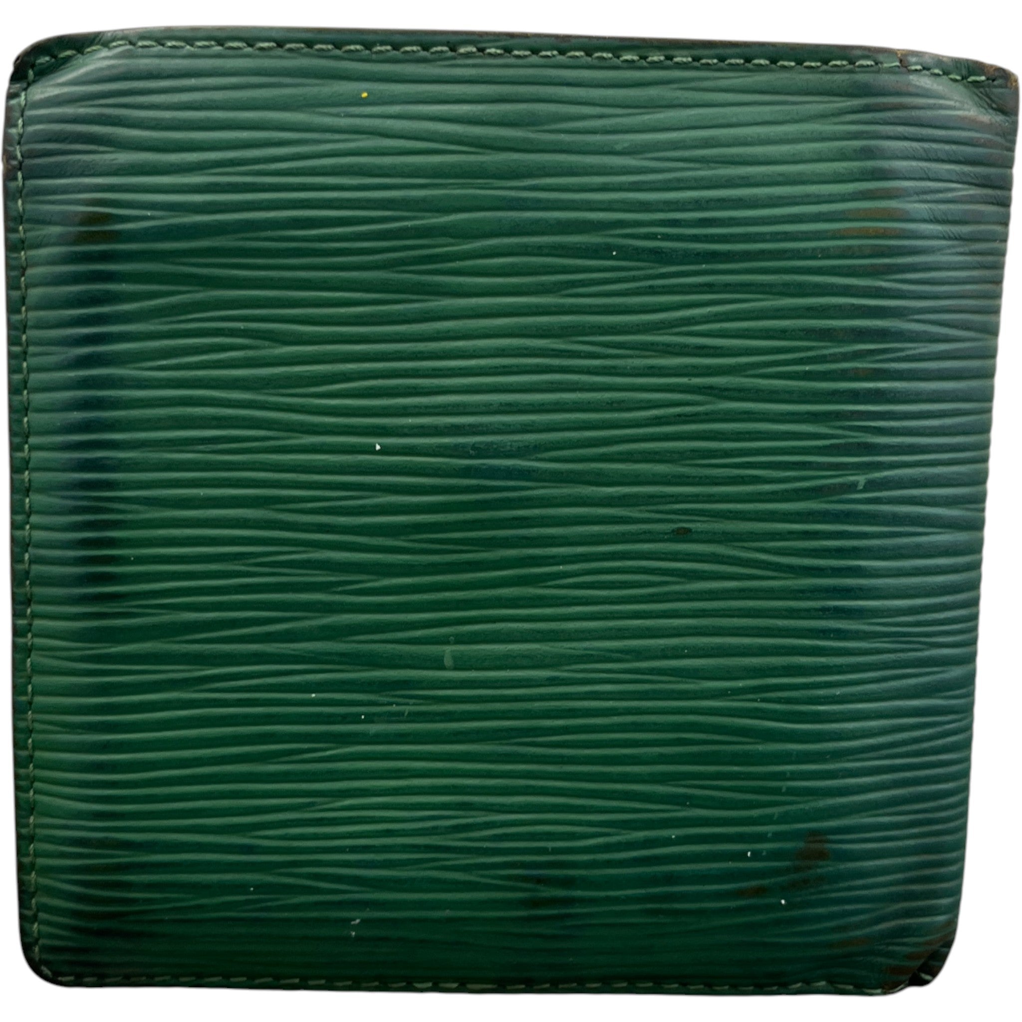 Men's Epi Leather Multiple Wallet Wallet Green