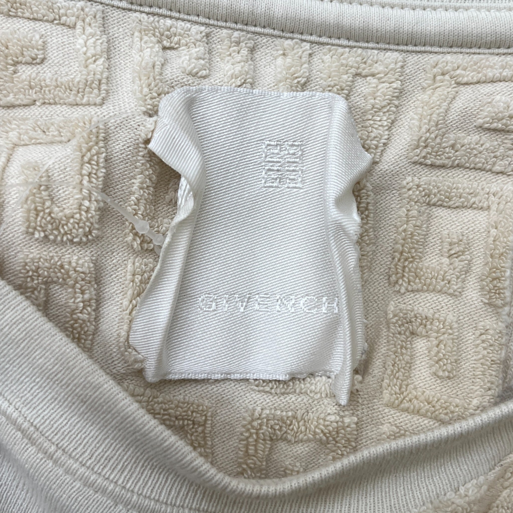 Men's 4G Embroidered Logo T-Shirt Beige Size M