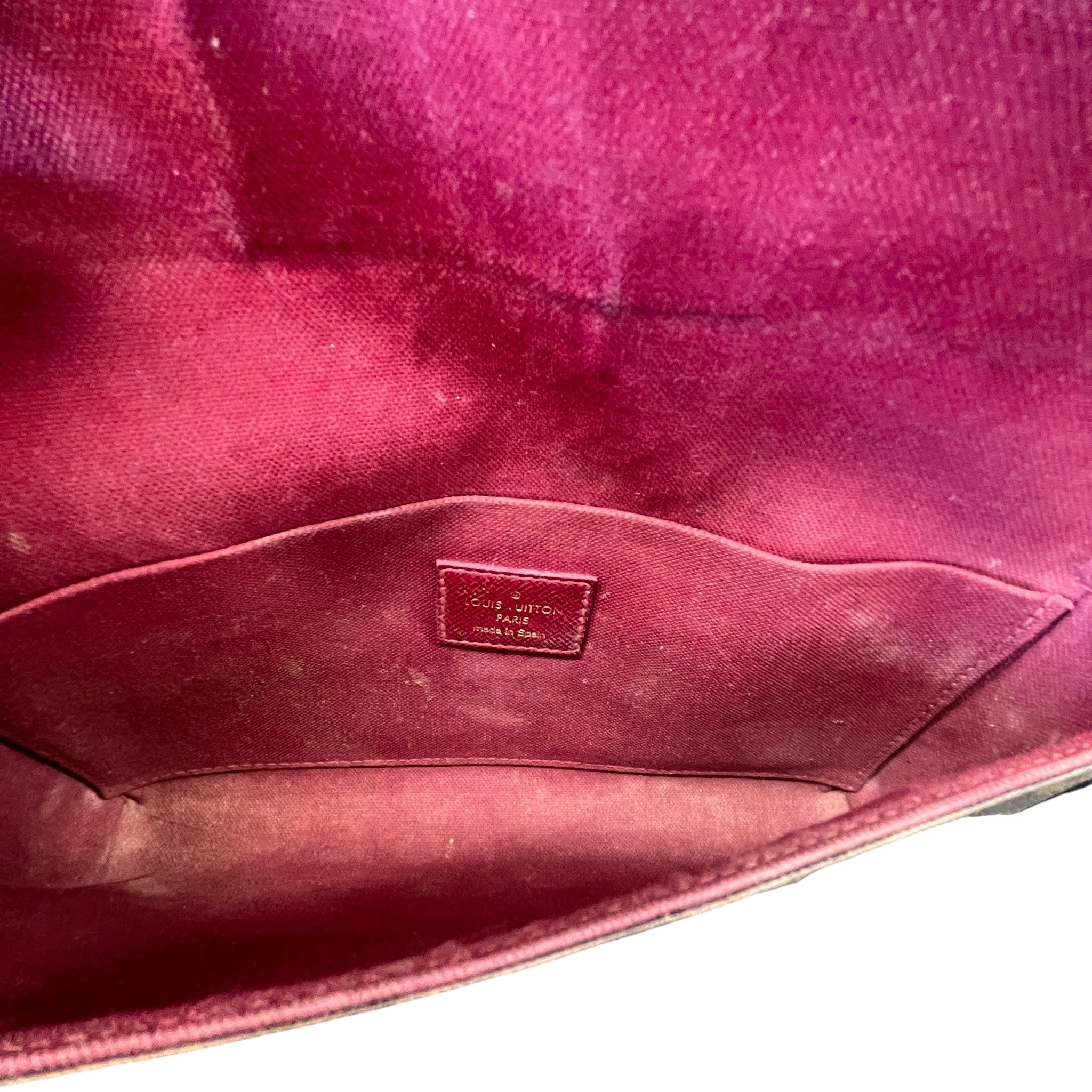 Women's Monogram Félicie Pochette Bag Brown