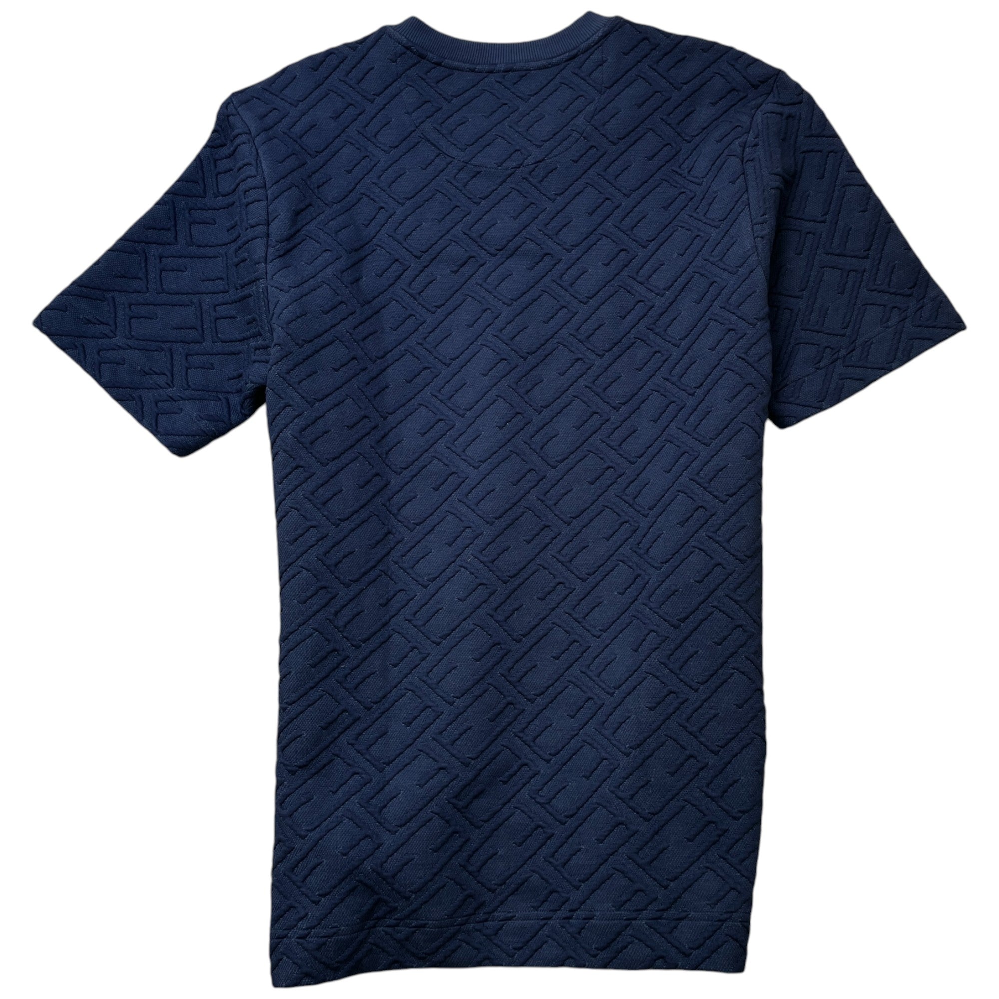 Men's Embossed Logo T-Shirt Navy Size S