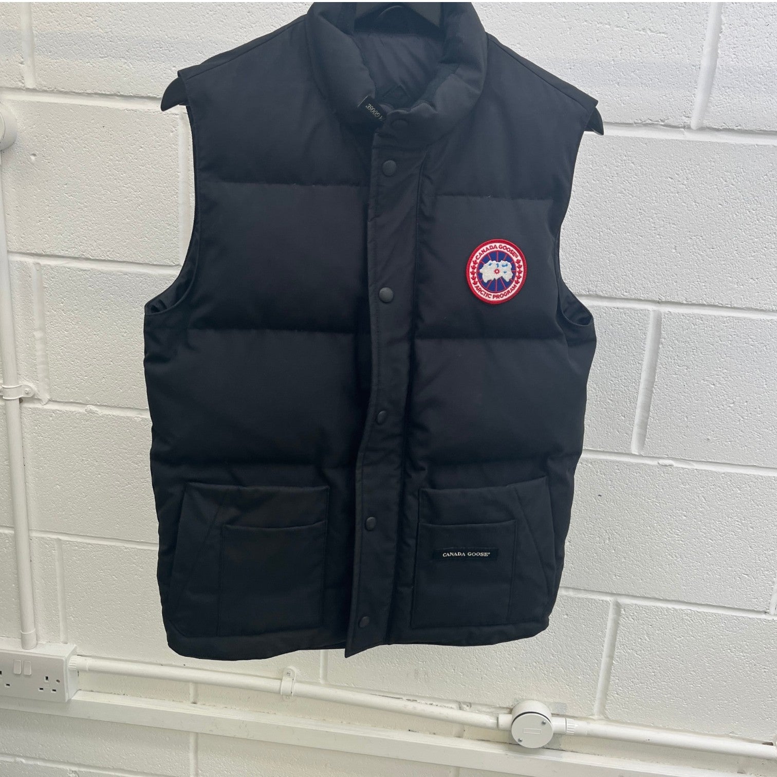 Men's Freestyle Vest Gilet Black Size XS