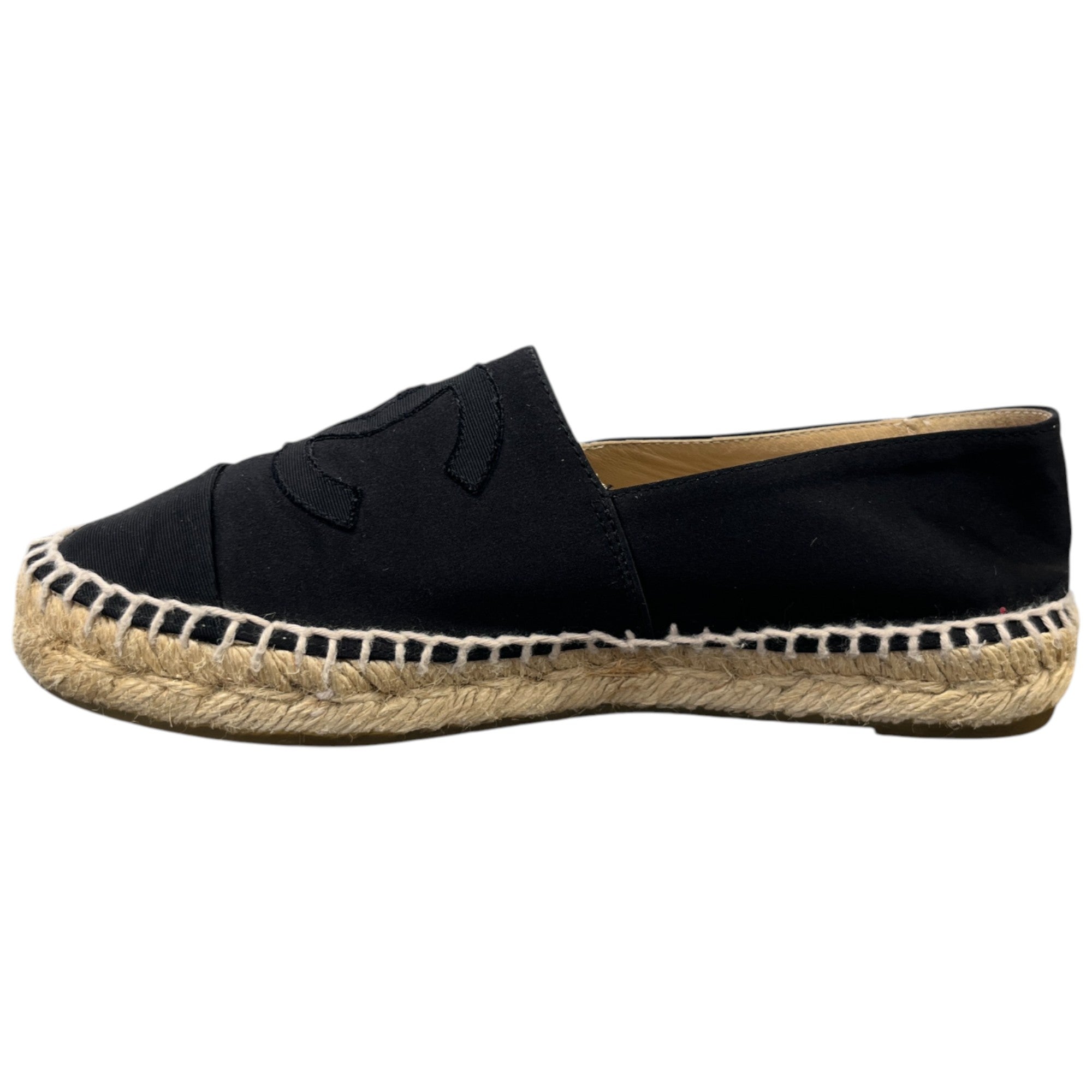 Women's Cc Logo Espadrilles Black Size EU 35 / UK 2