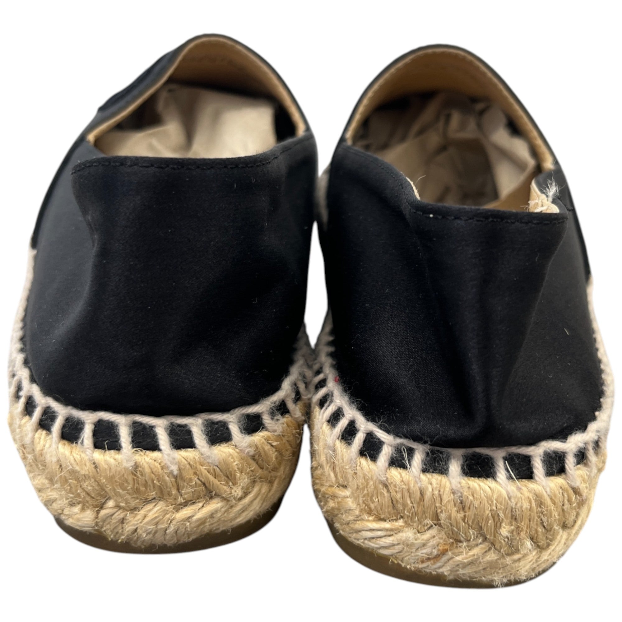 Women's Cc Logo Espadrilles Black Size EU 35 / UK 2
