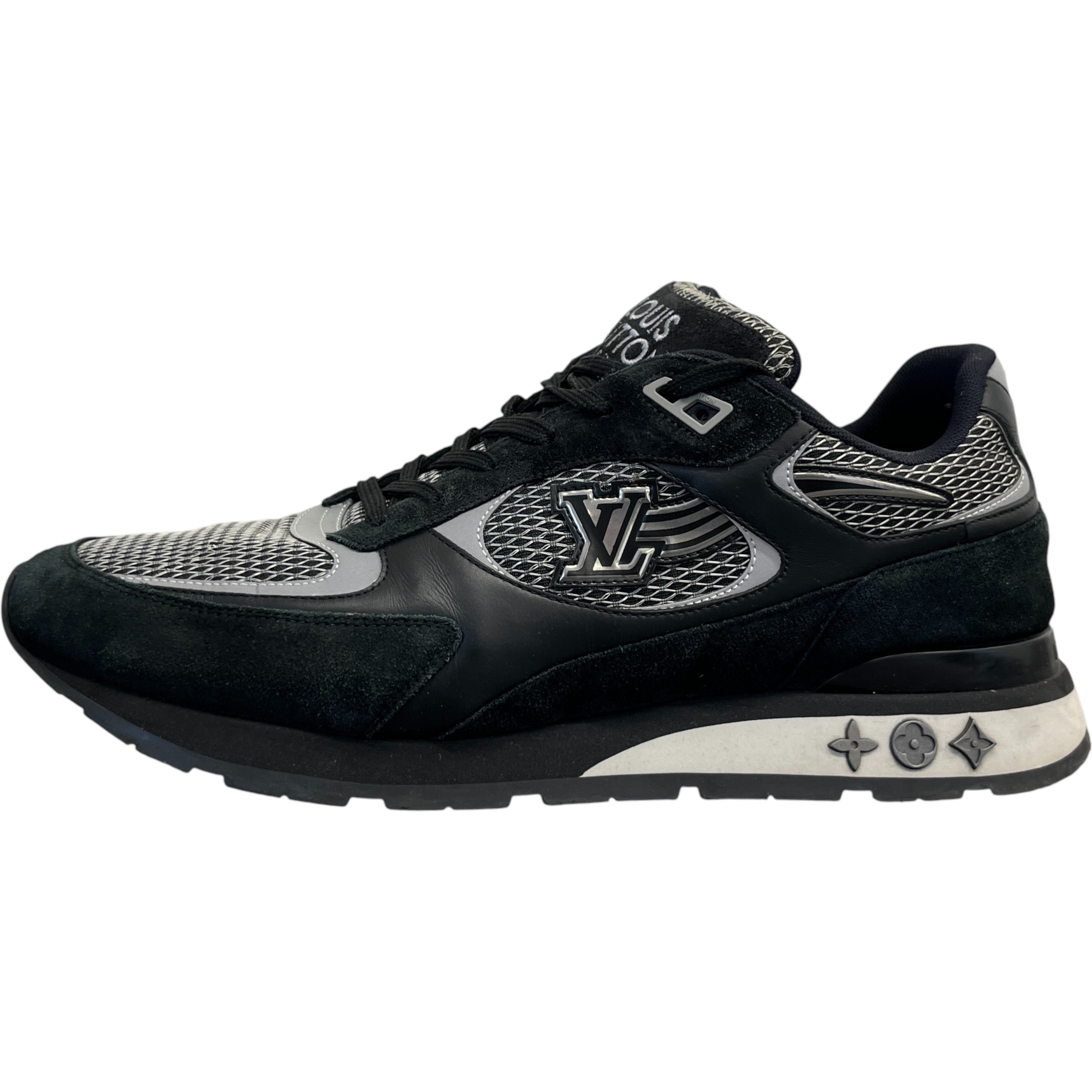 Men's Run Away Low Trainers Black Size EU 44 / UK 10