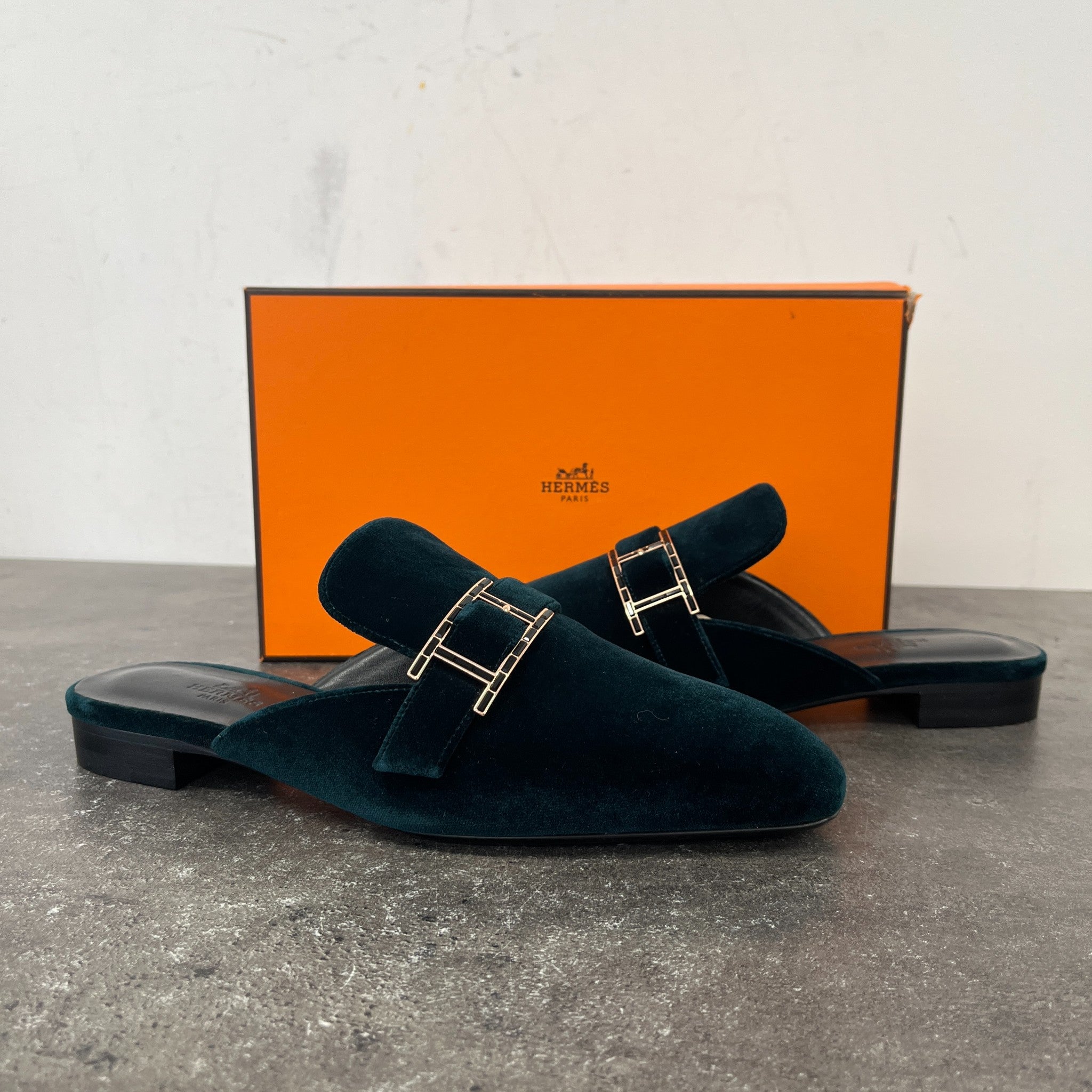 Women's Femme Beauty Mules Green Size EU 38 / UK 5