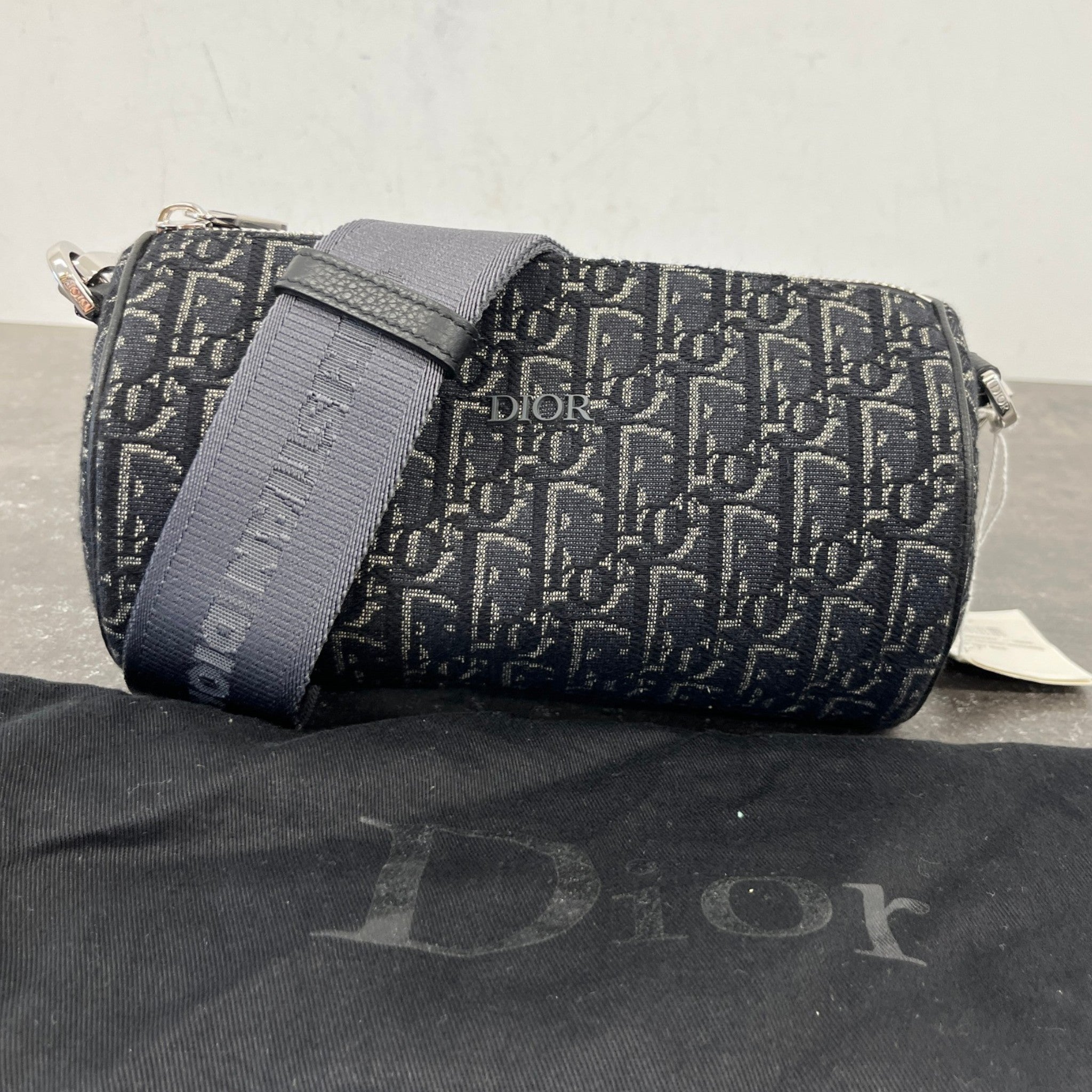 Men's Oblique Roller Bag Black