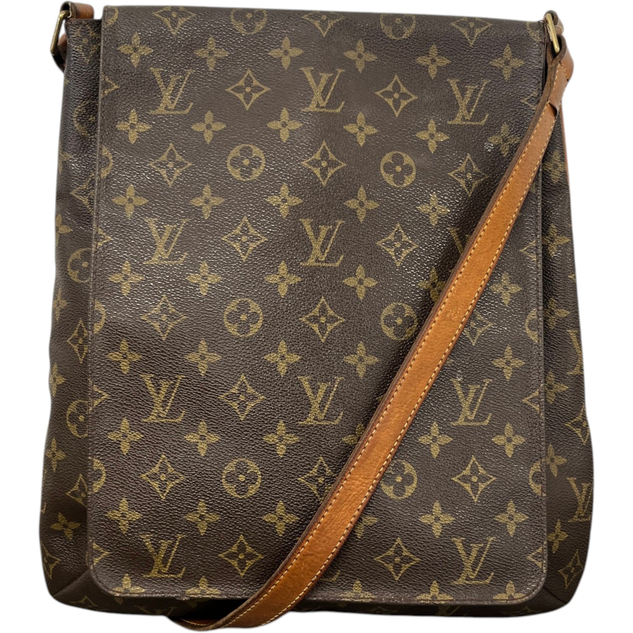 Women's Musette Messenger Bag Brown