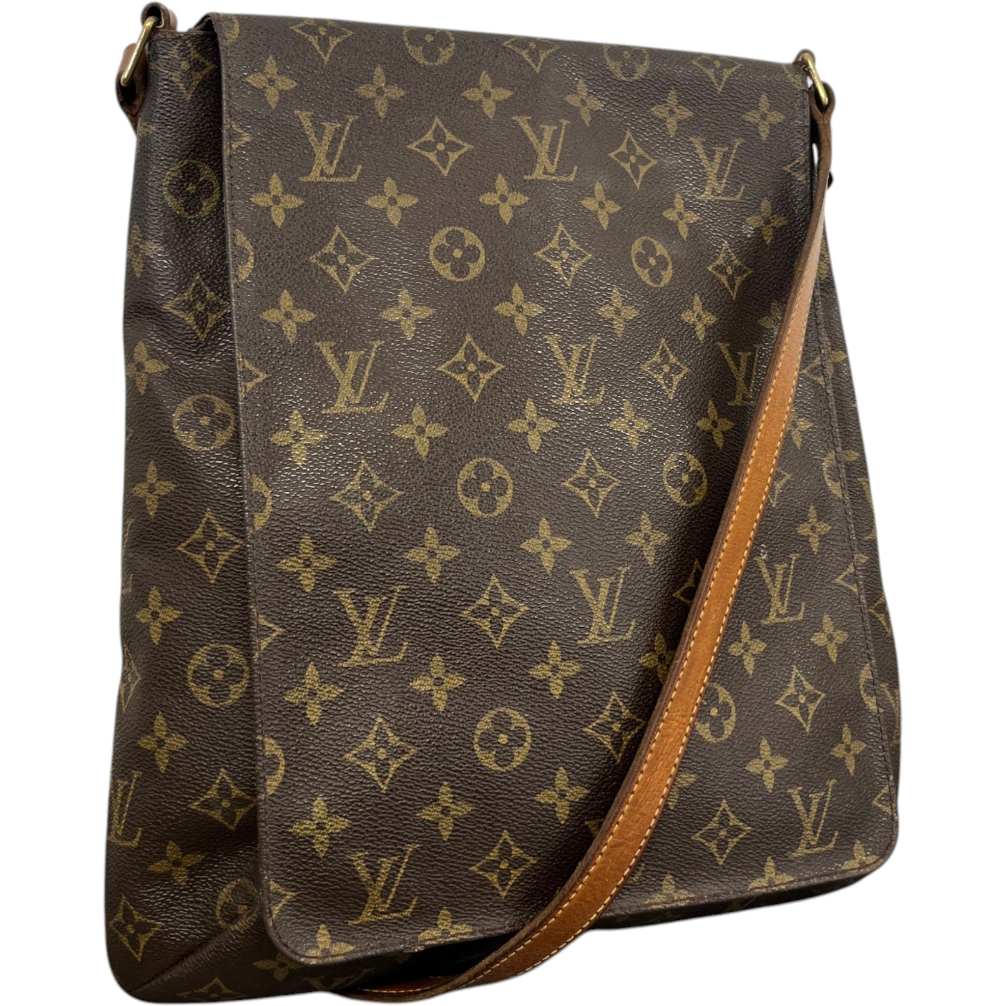 Women's Musette Messenger Bag Brown