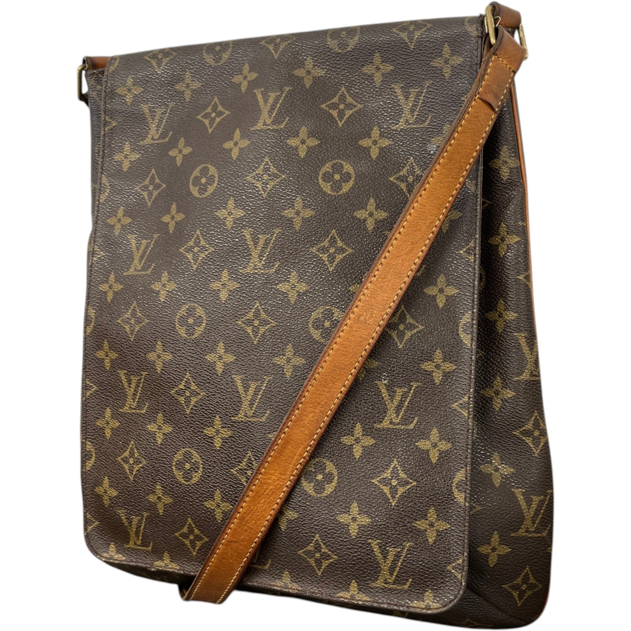 Women's Musette Messenger Bag Brown